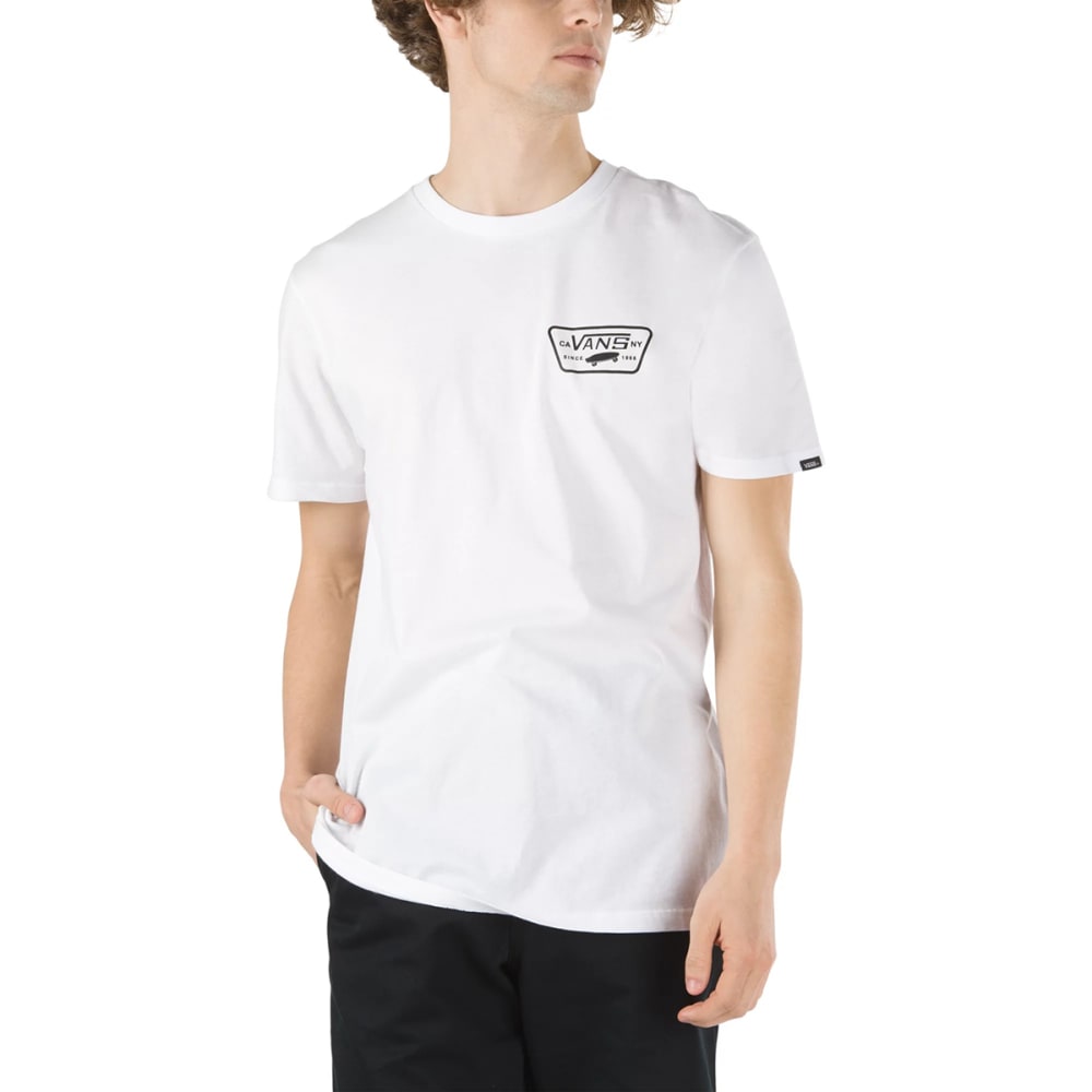 VANS Guys' Full Patch Back Short-Sleeve Graphic Tee S