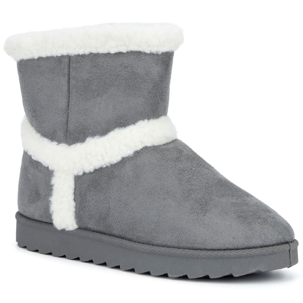 OLIVIA MILLER Women's Joyce Faux-Fur Winter Boots 6