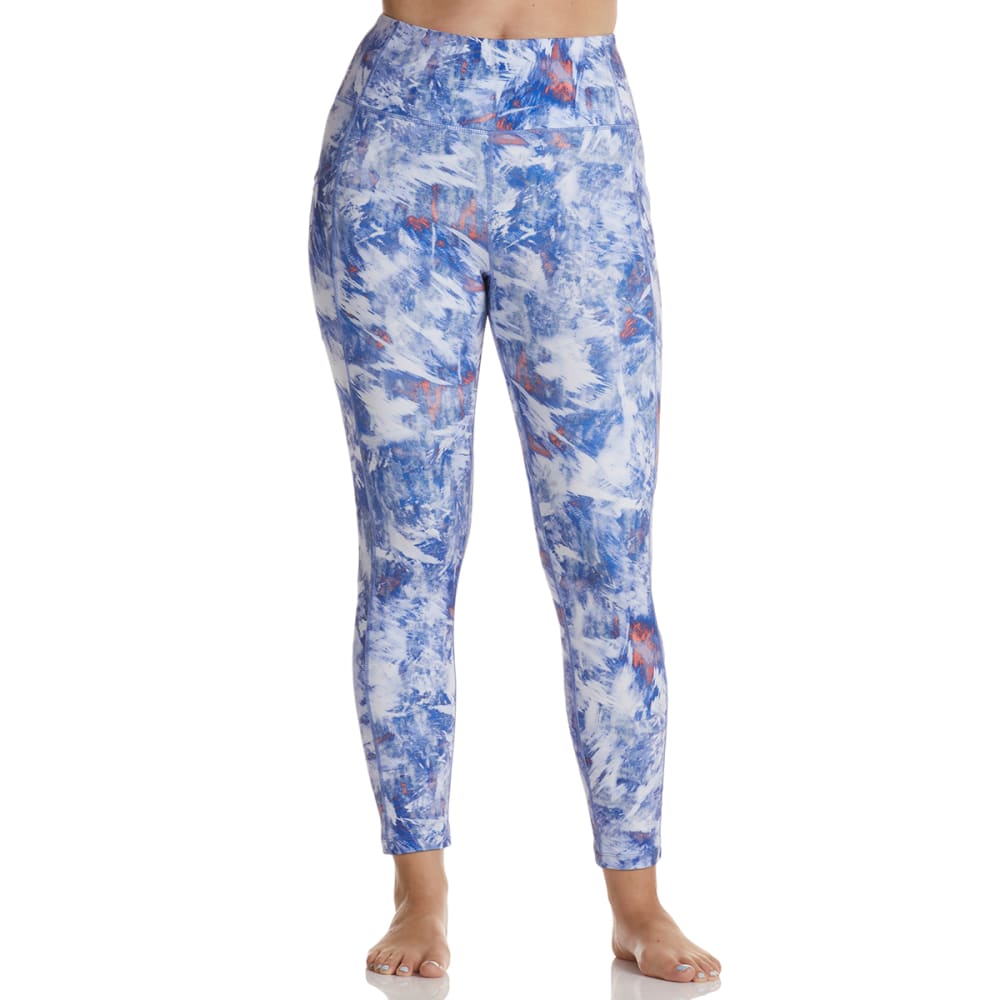 CALVIN KLEIN Women's High Waisted Side Pocket 7/8 Leggings S