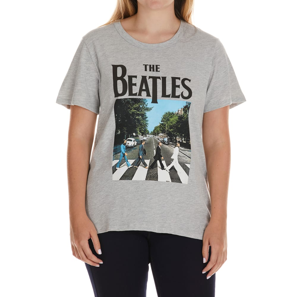 THE BEATLES Juniors' Short-Sleeve Graphic Tee S