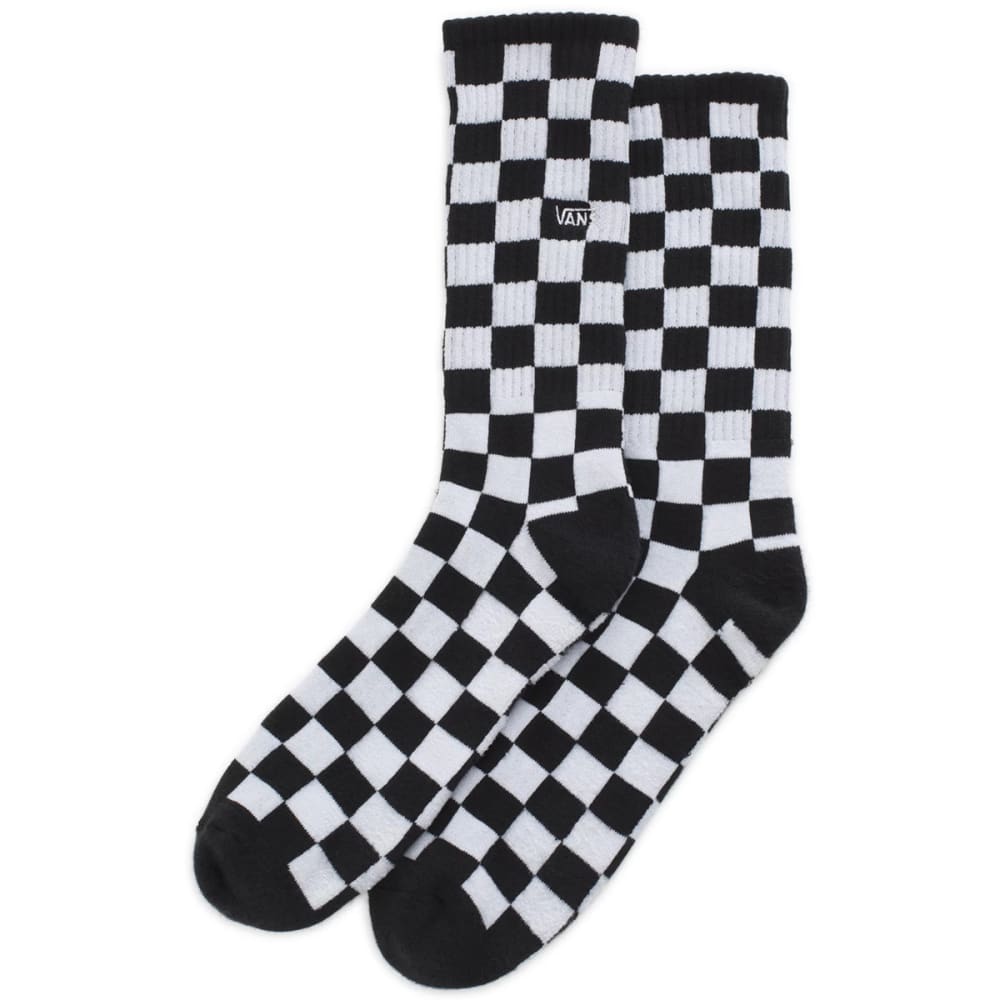 VANS Guys' Checkerboard Crew Socks (Sizes 6.5-9) 6.5-9