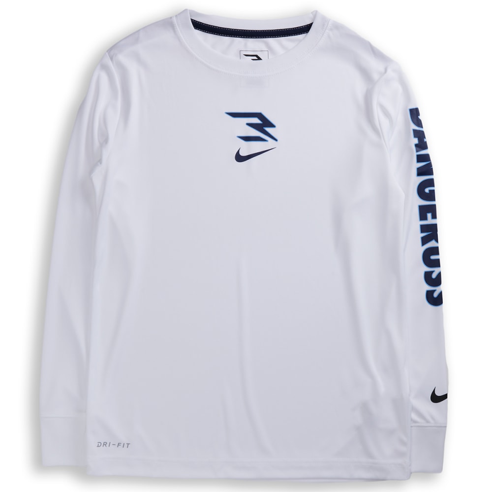 NIKE Boys' 3BRAND by Russell Wilson Dangeruss Long-Sleeve Tee S