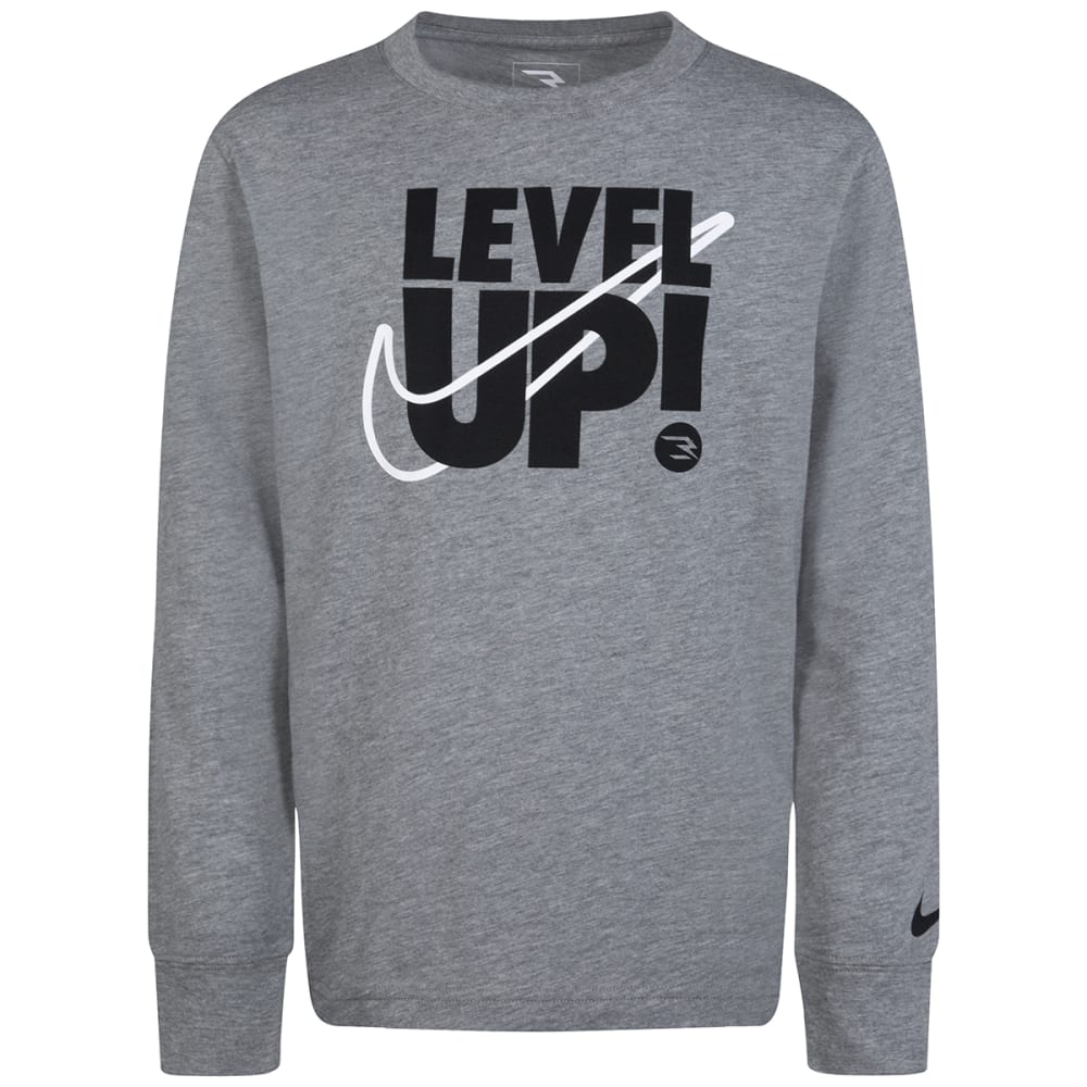 NIKE Boys' 3BRAND by Russell Wilson Level Up Long-Sleeve Tee S