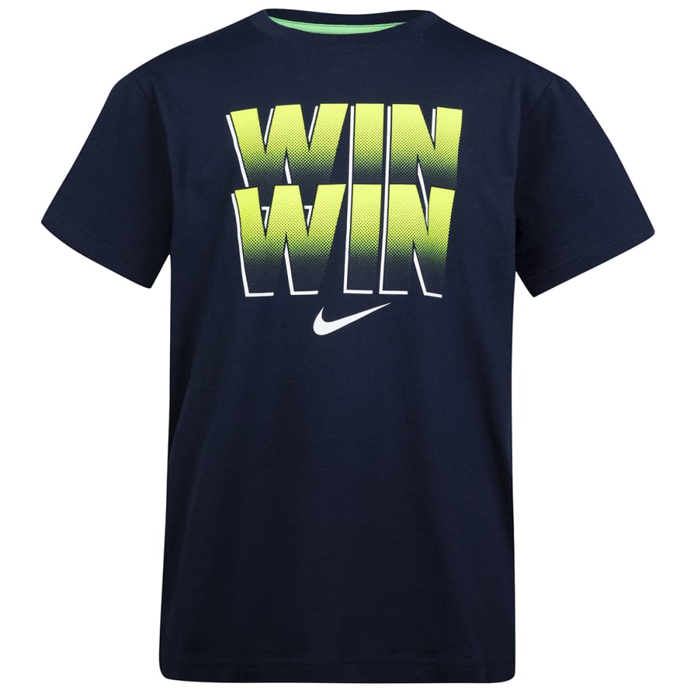 NIKE Boys' 3BRAND Win Win Short-Sleeve Tee S