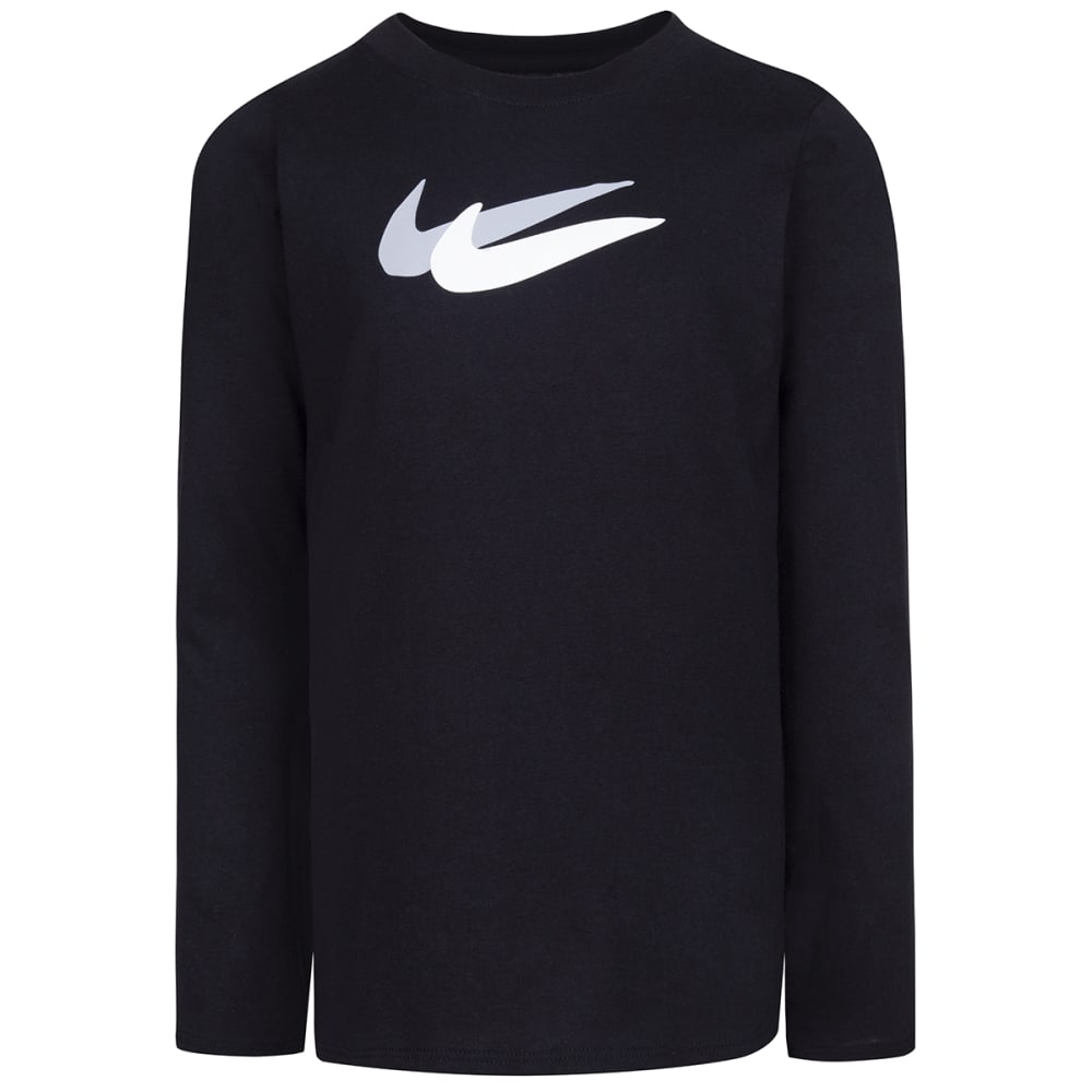 NIKE Girls' Swoosh Long-Sleeve Tee 4