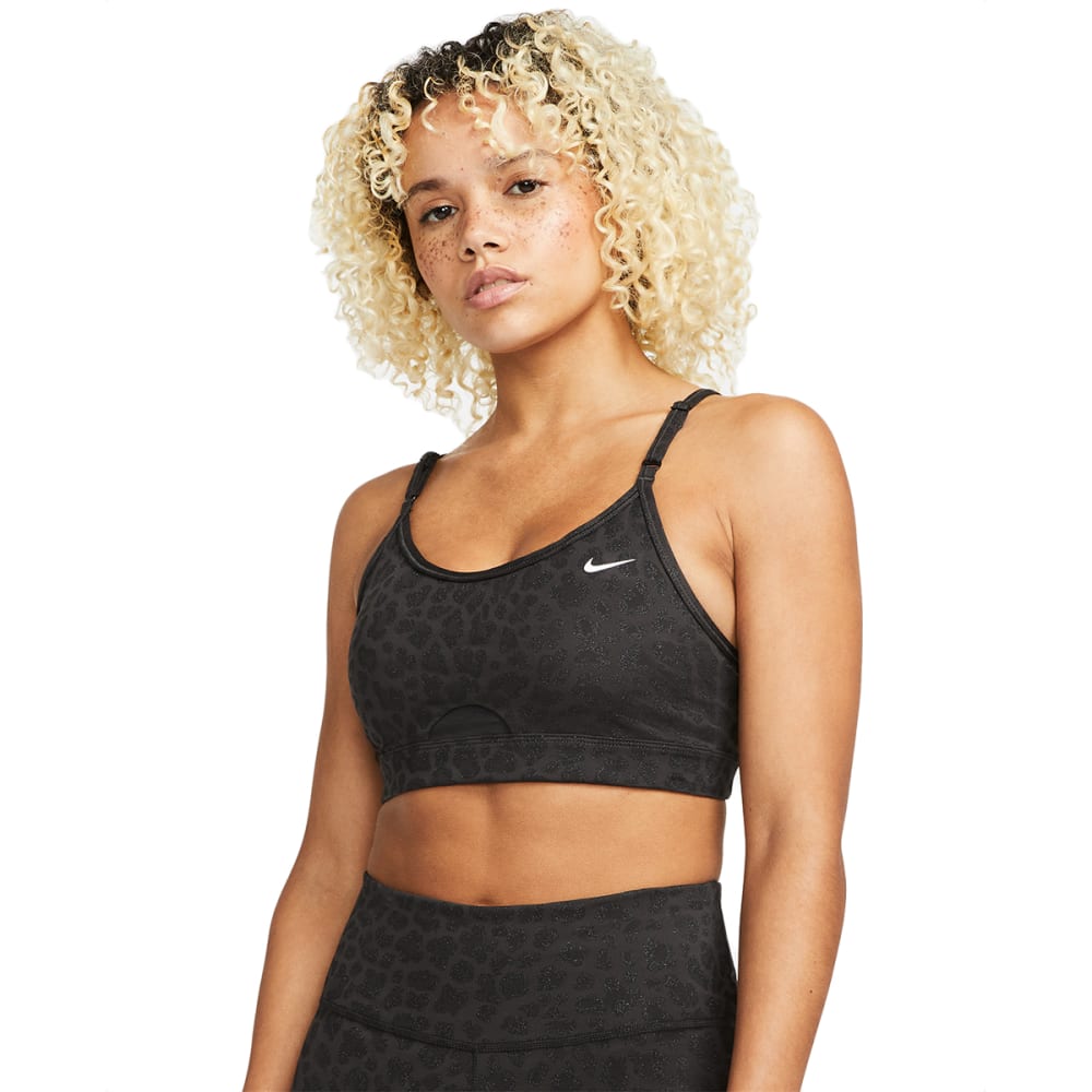 NIKE Women's Indy Light-Support Padded Glitter Sports Bra XS