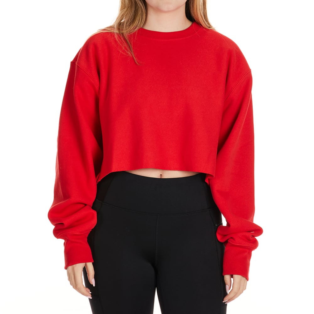 CHAMPION Women's Fleece Cropped Crew M