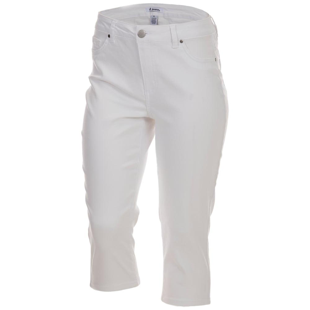 D JEANS Women's High-Waisted Recycled Twill Capri - Bob’s Stores