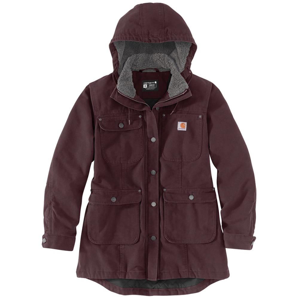 Carhartt Womens Loose Fit Weathered Duck Coat : : Clothing, Shoes  & Accessories