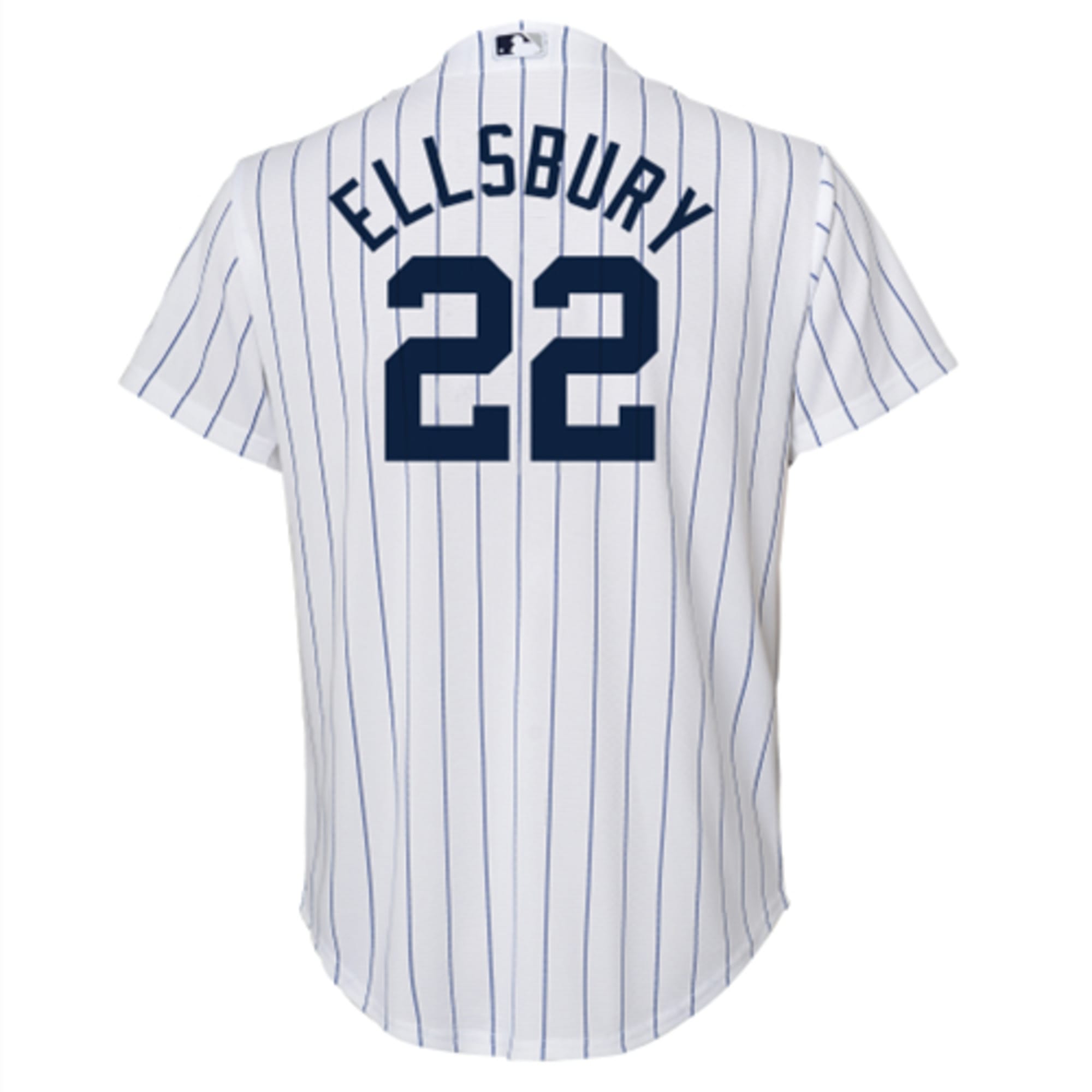  Outerstuff New York Yankees MLB Youth Boys (8-18) Jacoby  Ellsbury # 22 Player Shirt - Navy Blue : Sports & Outdoors