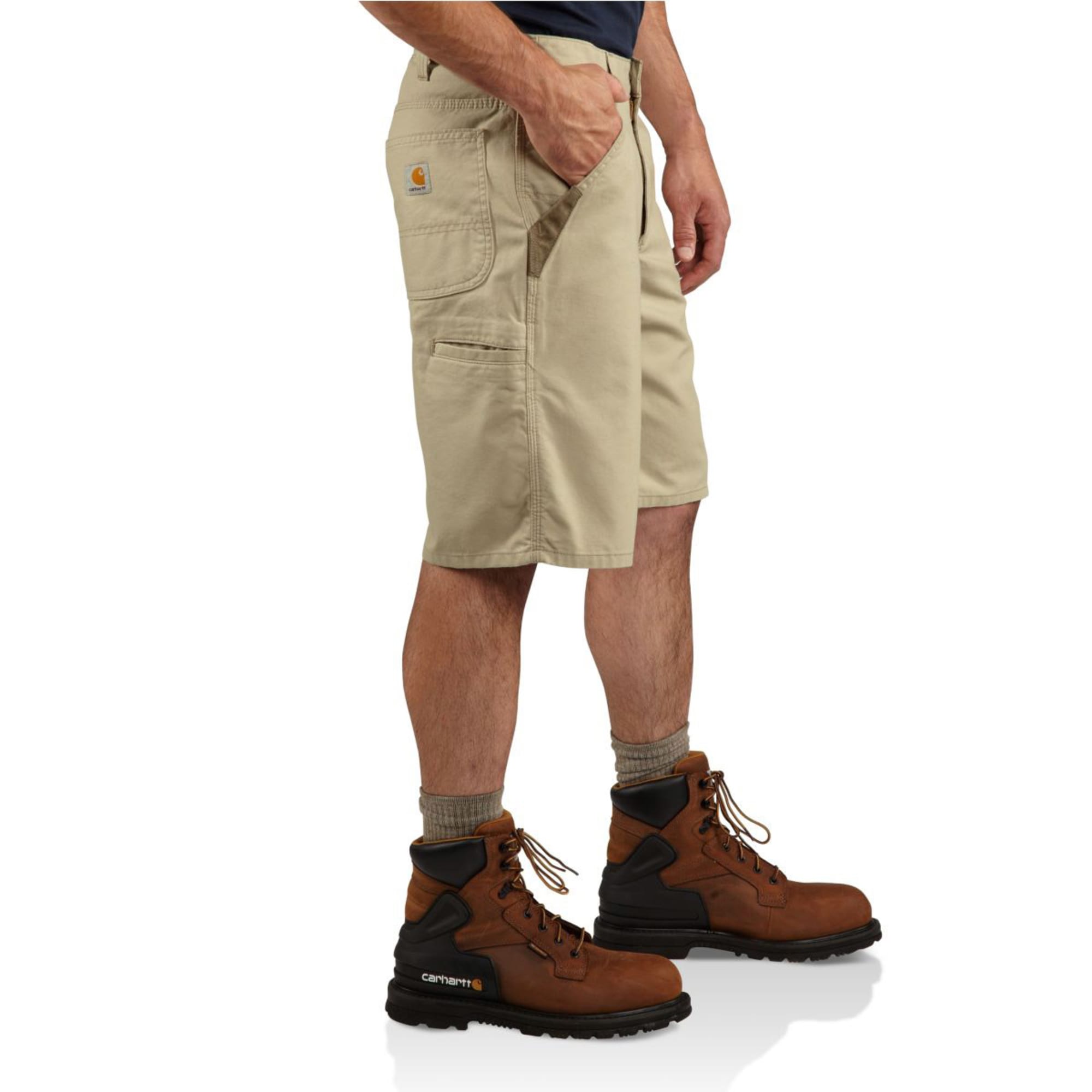 work boots with shorts