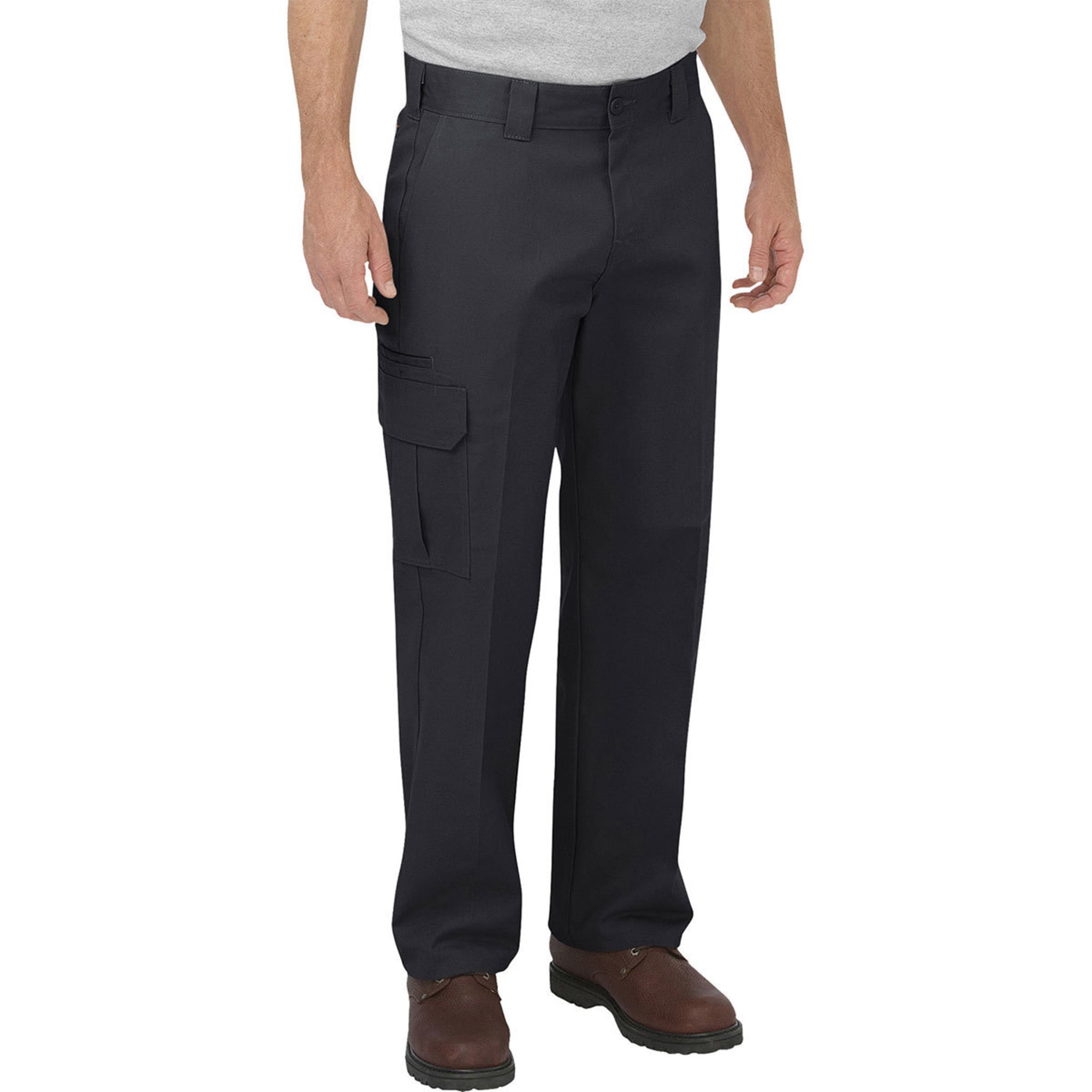 Dickies Men's Flex Regular Fit Straight Leg Work Cargo Pants Dark