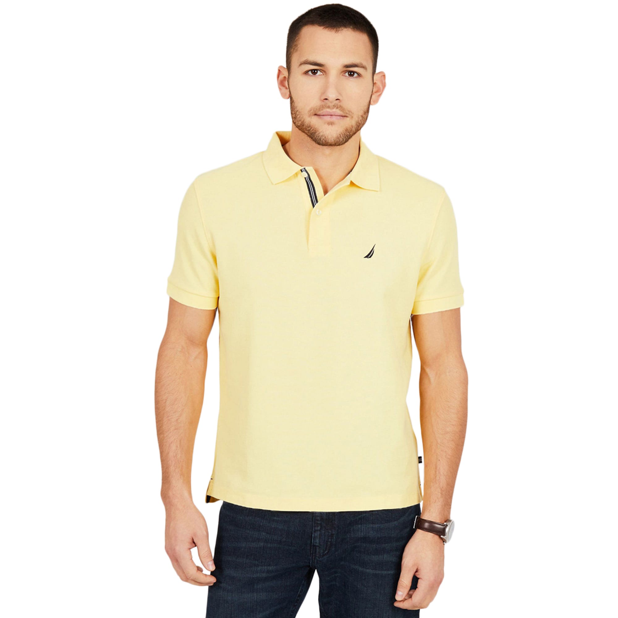 skechers polo shirt yellow