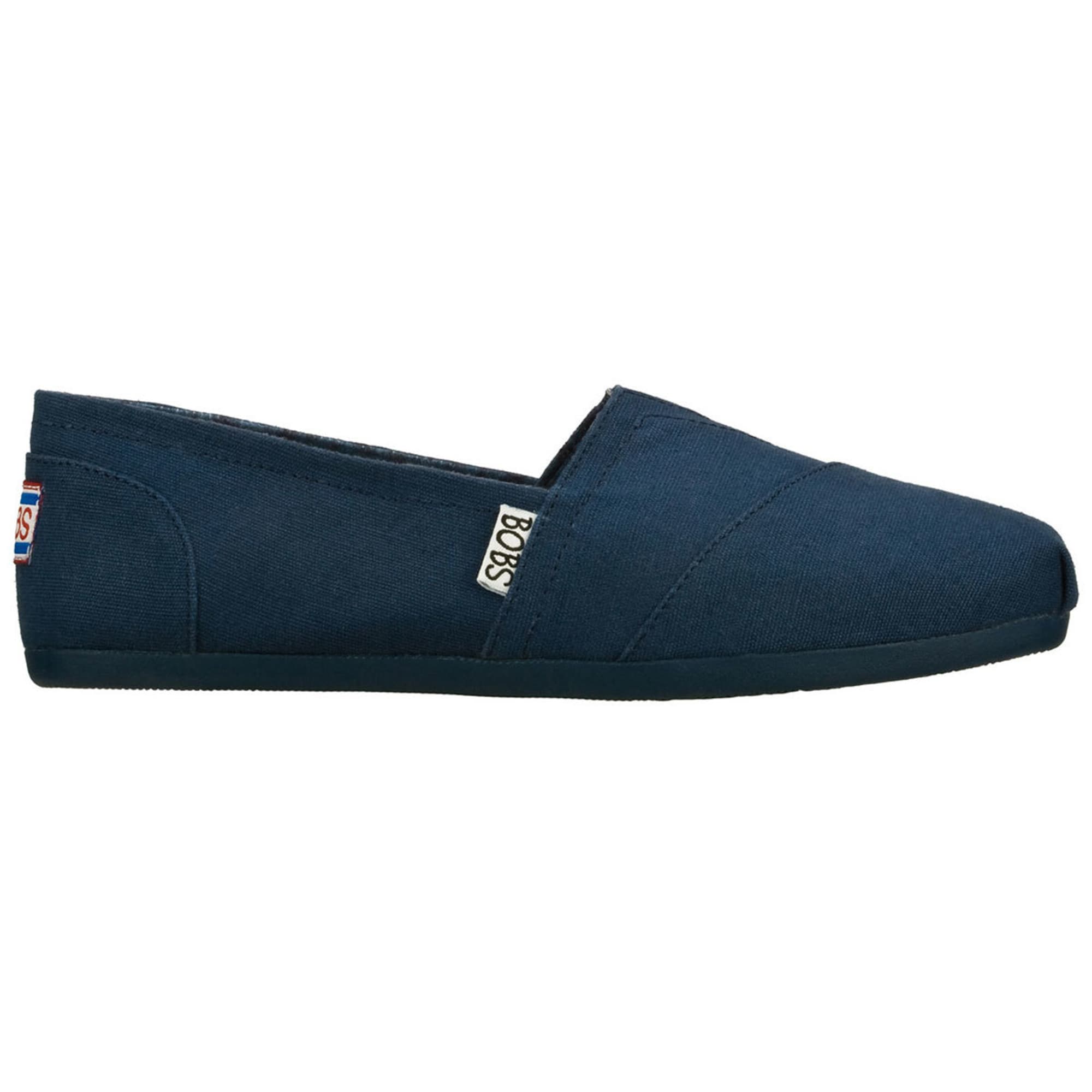 Bobs Plush Canvas Shoes, Navy 