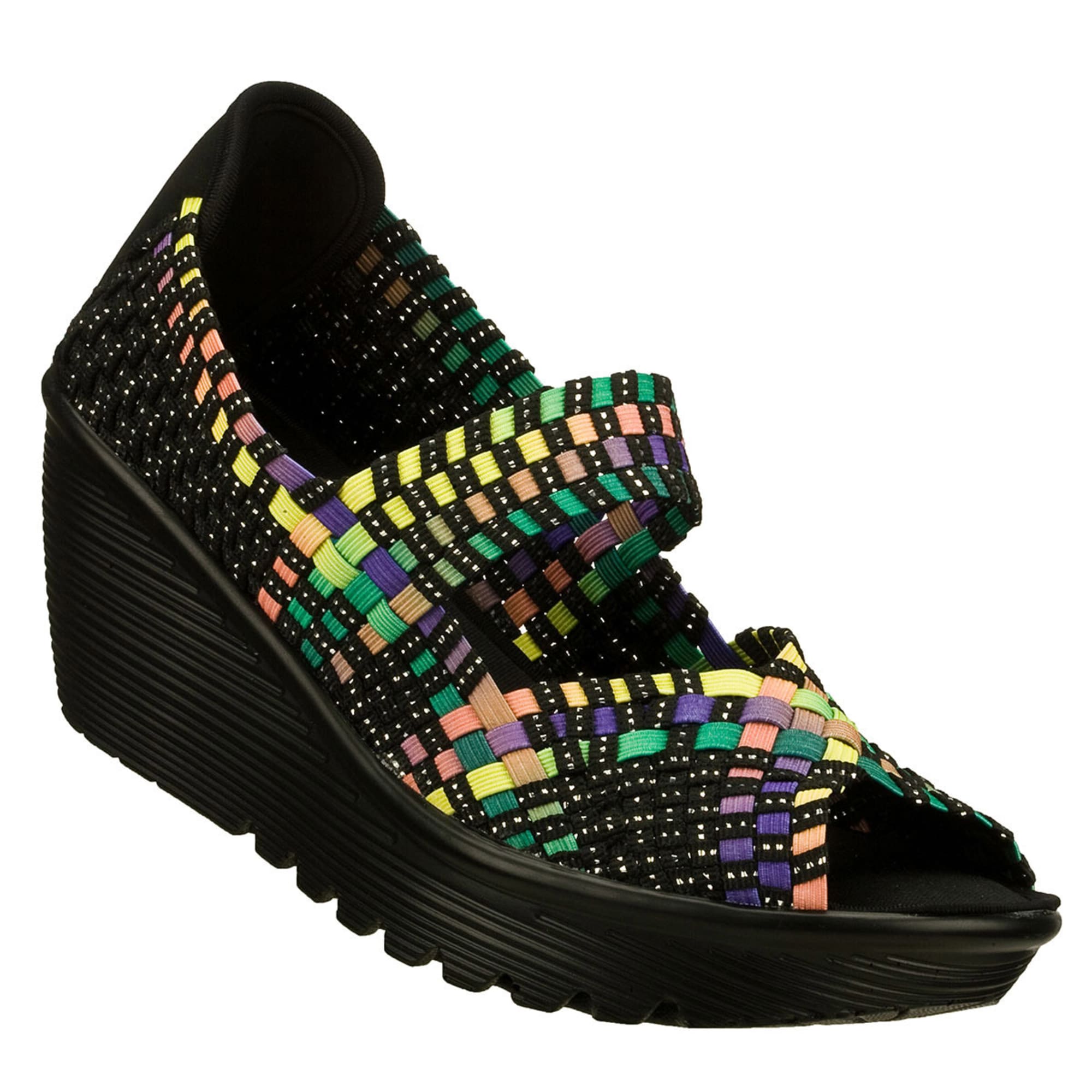 skechers parallel wedge sandals