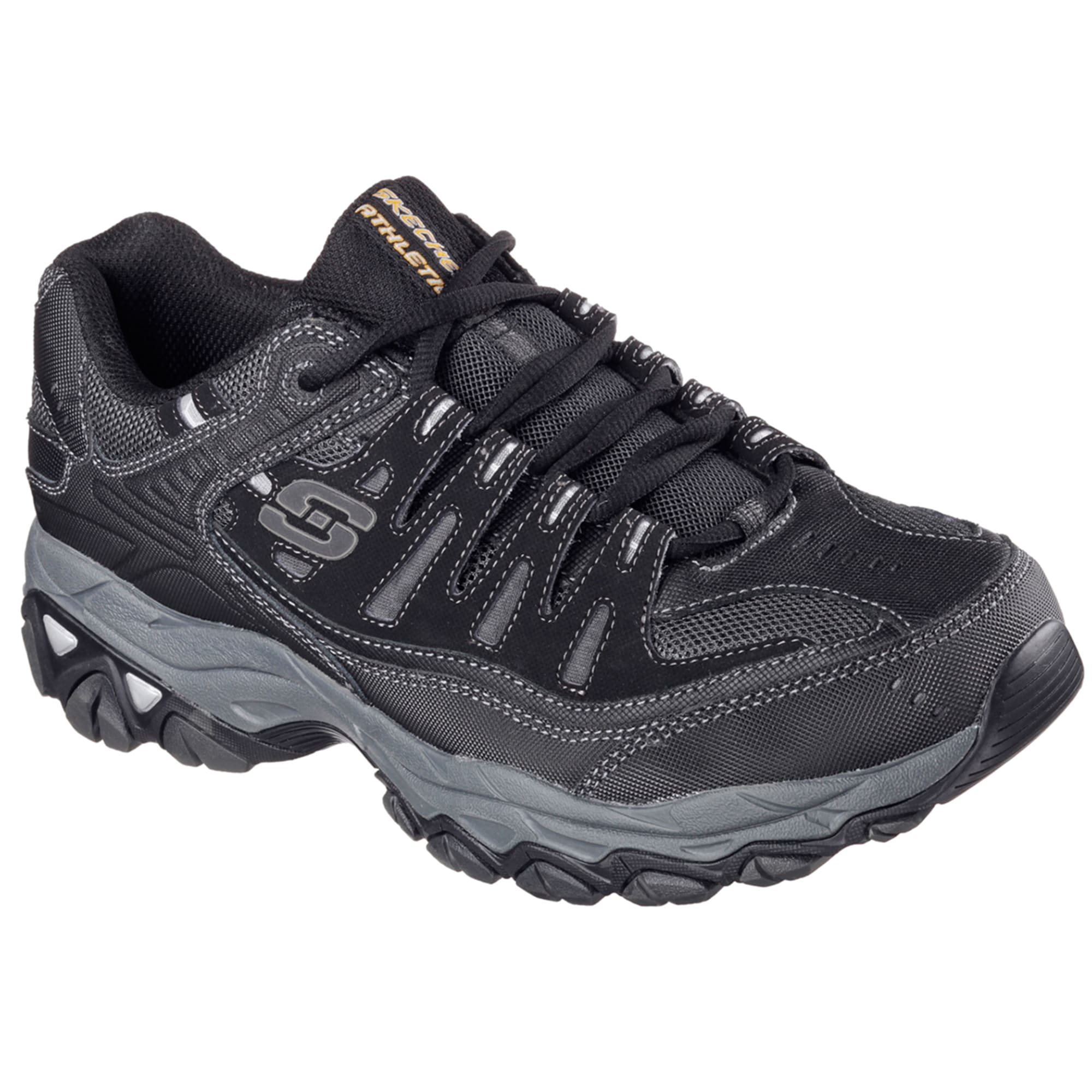 SKECHERS Men\'s Afterburn-Memory Fit Shoes, Bob\'s Stores Wide 