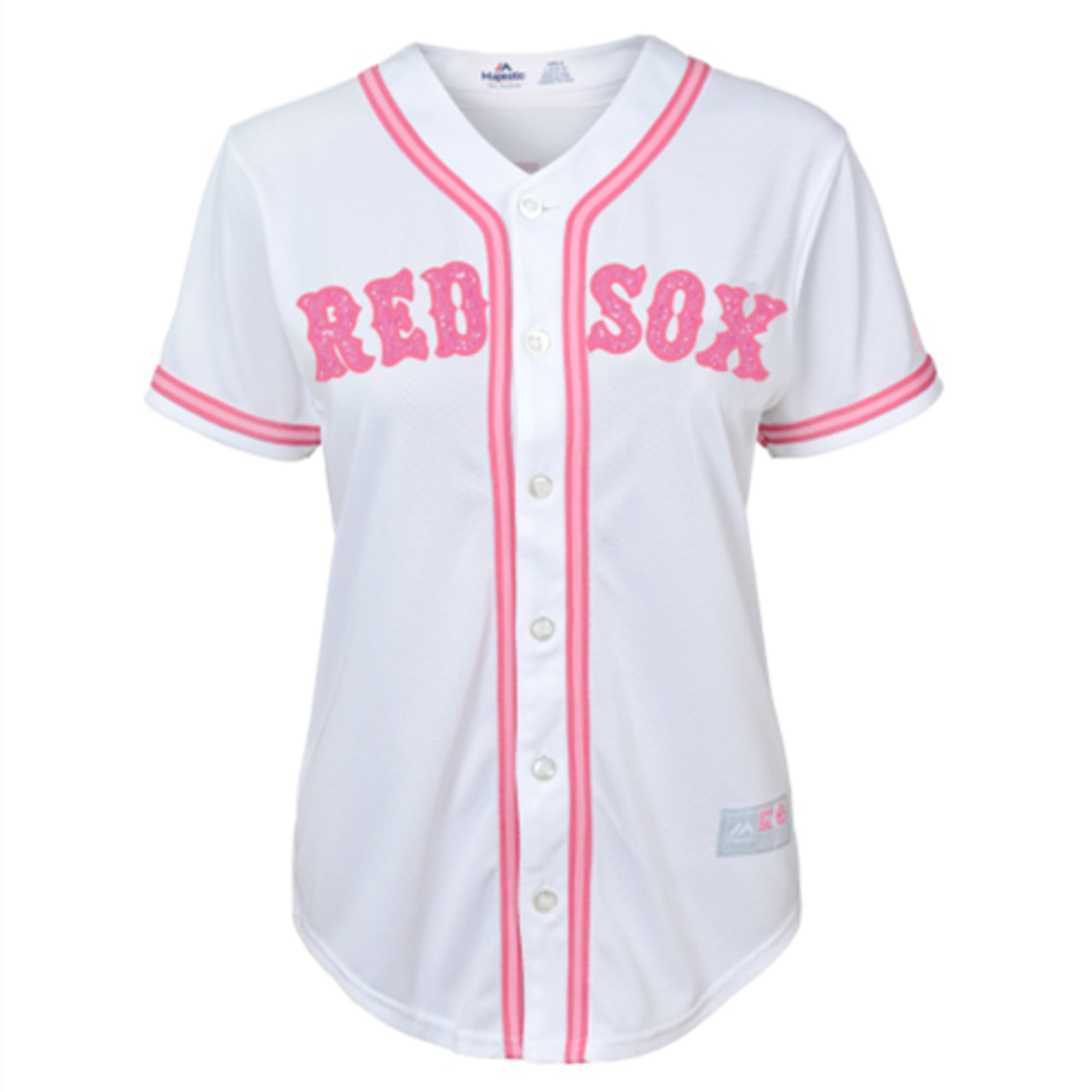 October pink jersey  Baseball jersey women, Red sox jersey, Jersey