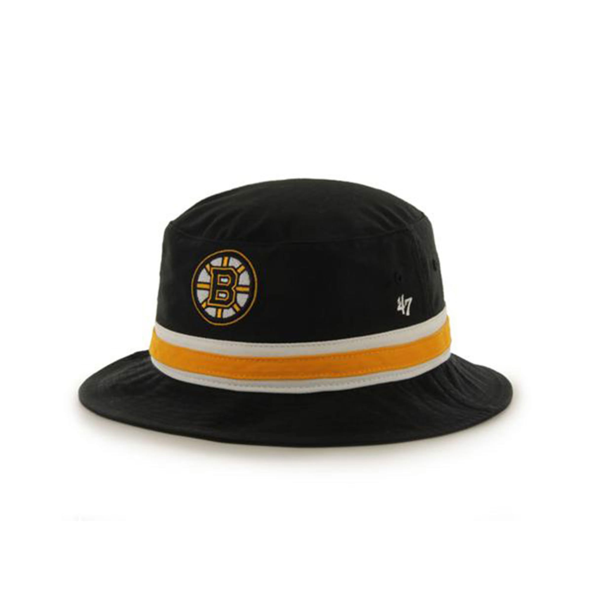 Adult Bucket Hat Boston Bruins Hockey Sports Team Hat 