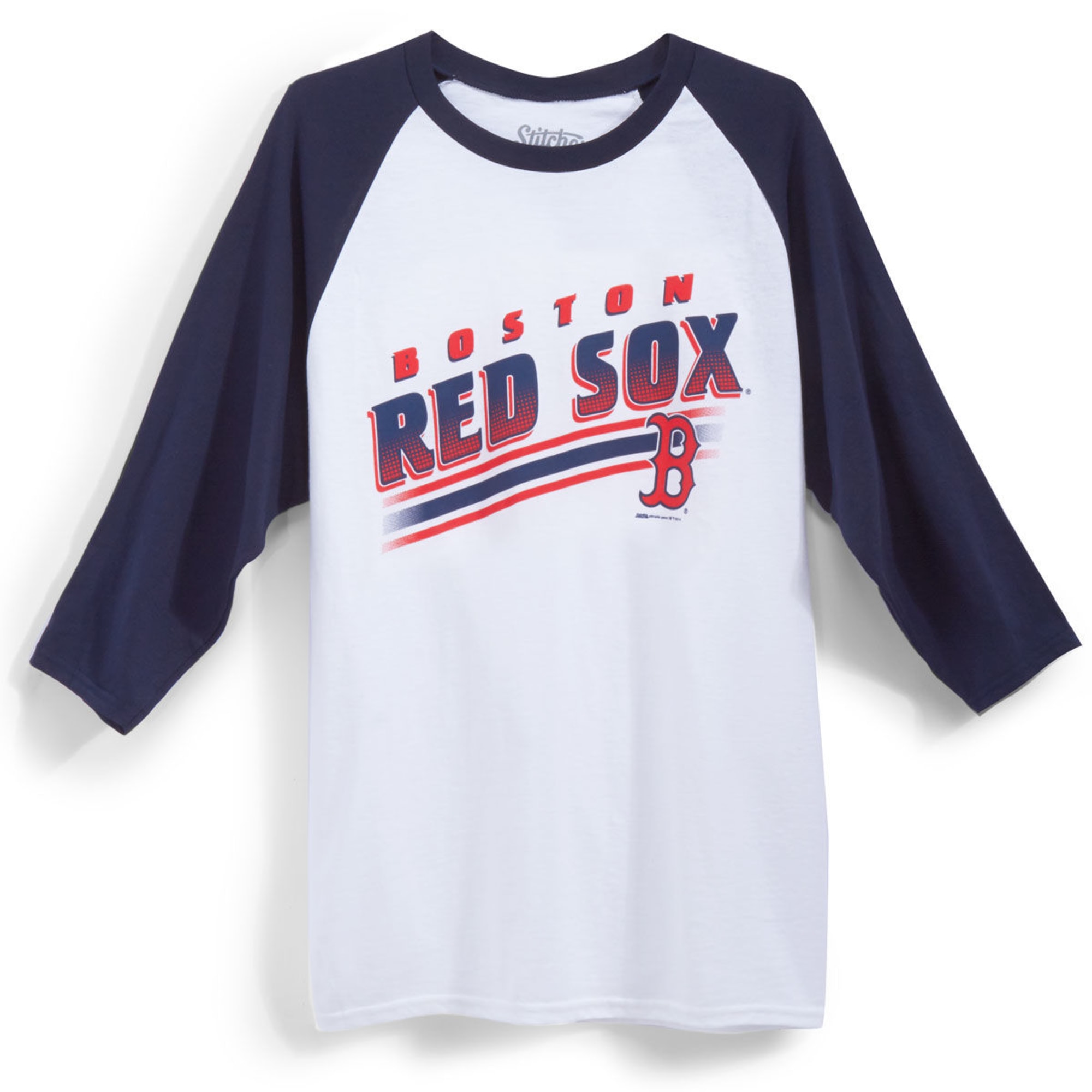 BOSTON RED SOX Men's '47 Club Raglan 3/4 Sleeve Tee - Bob's Stores