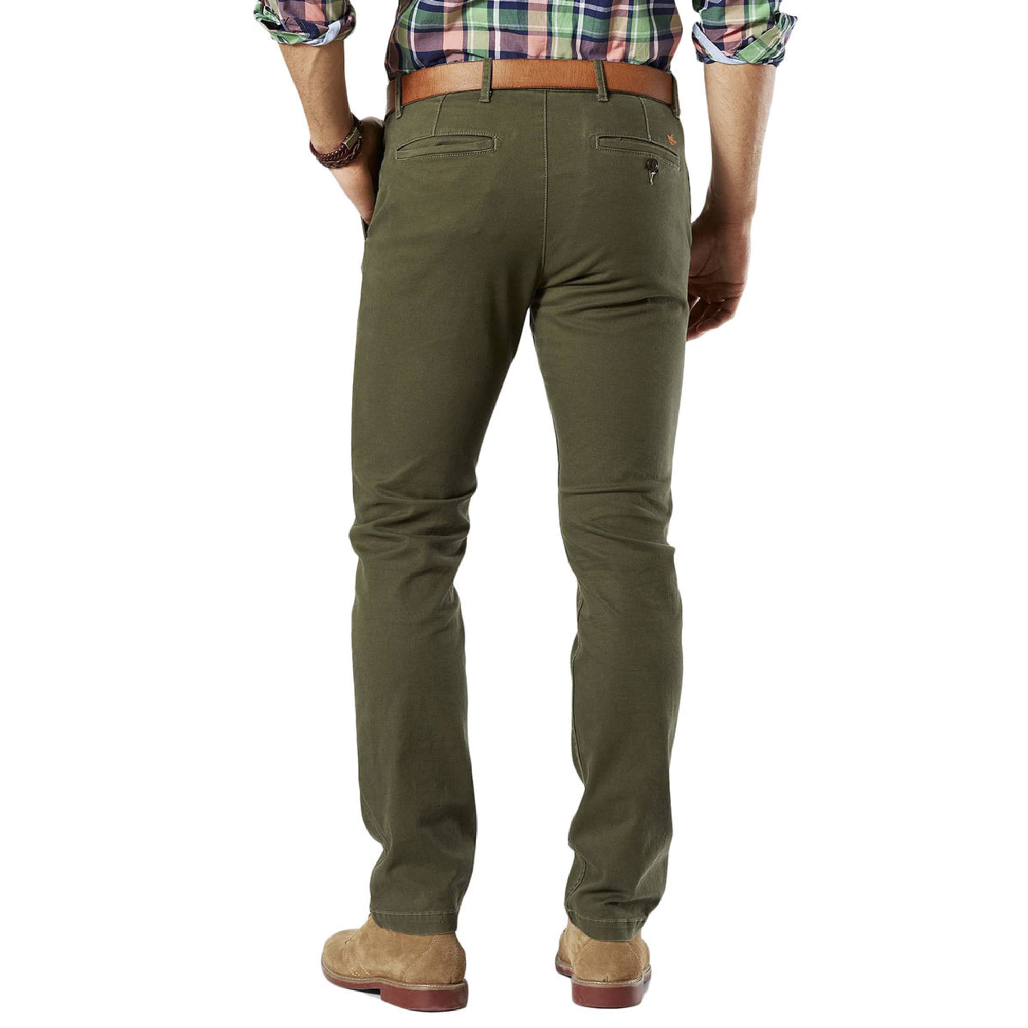 dockers washed khaki slim tapered