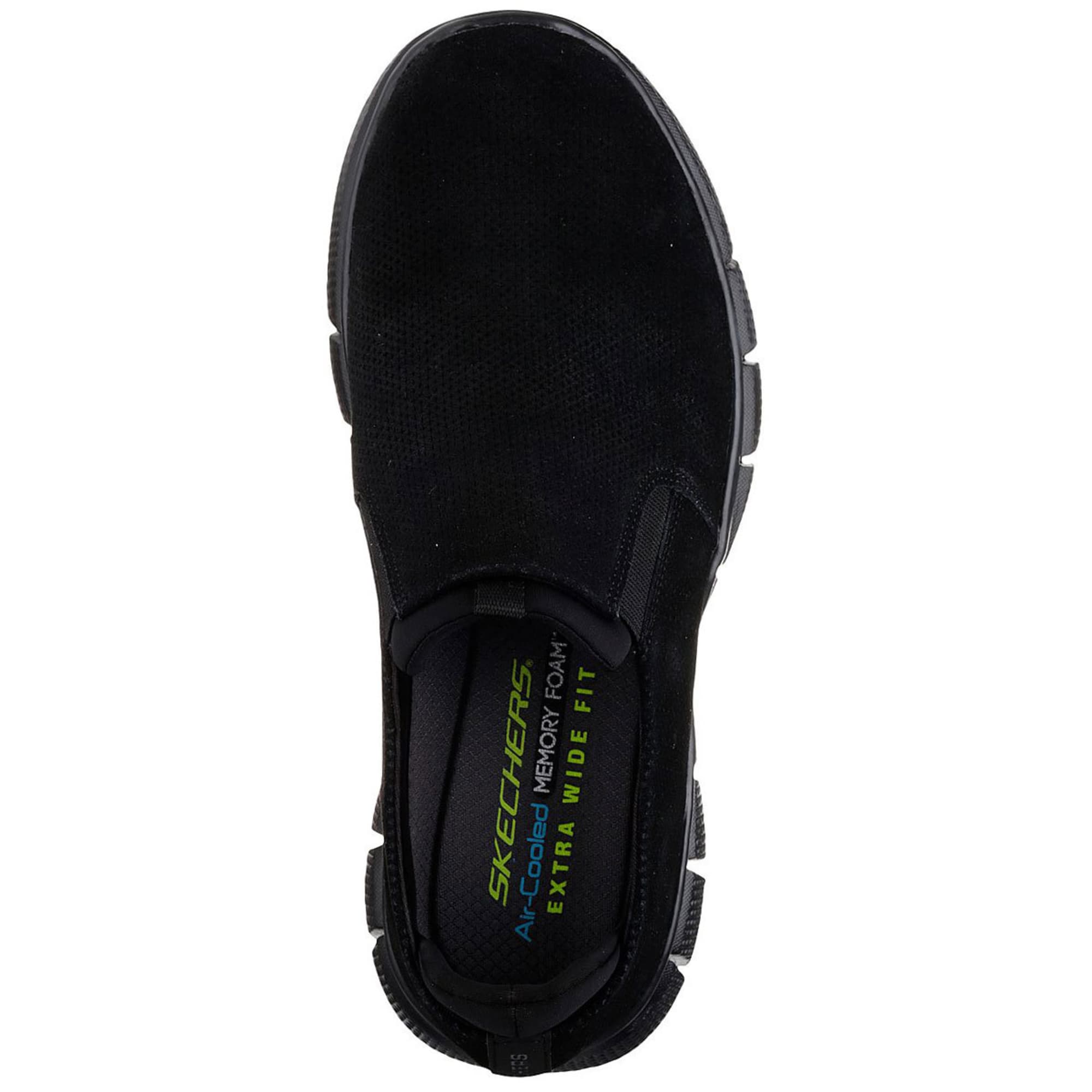 skechers air cooled memory foam extra wide fit