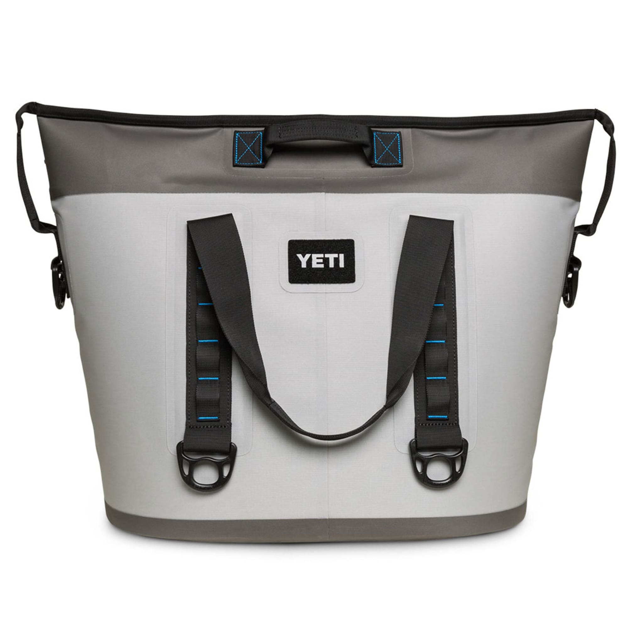 YETI Hopper Two 40 Portable Cooler, Fog Gray / Tahoe Blue