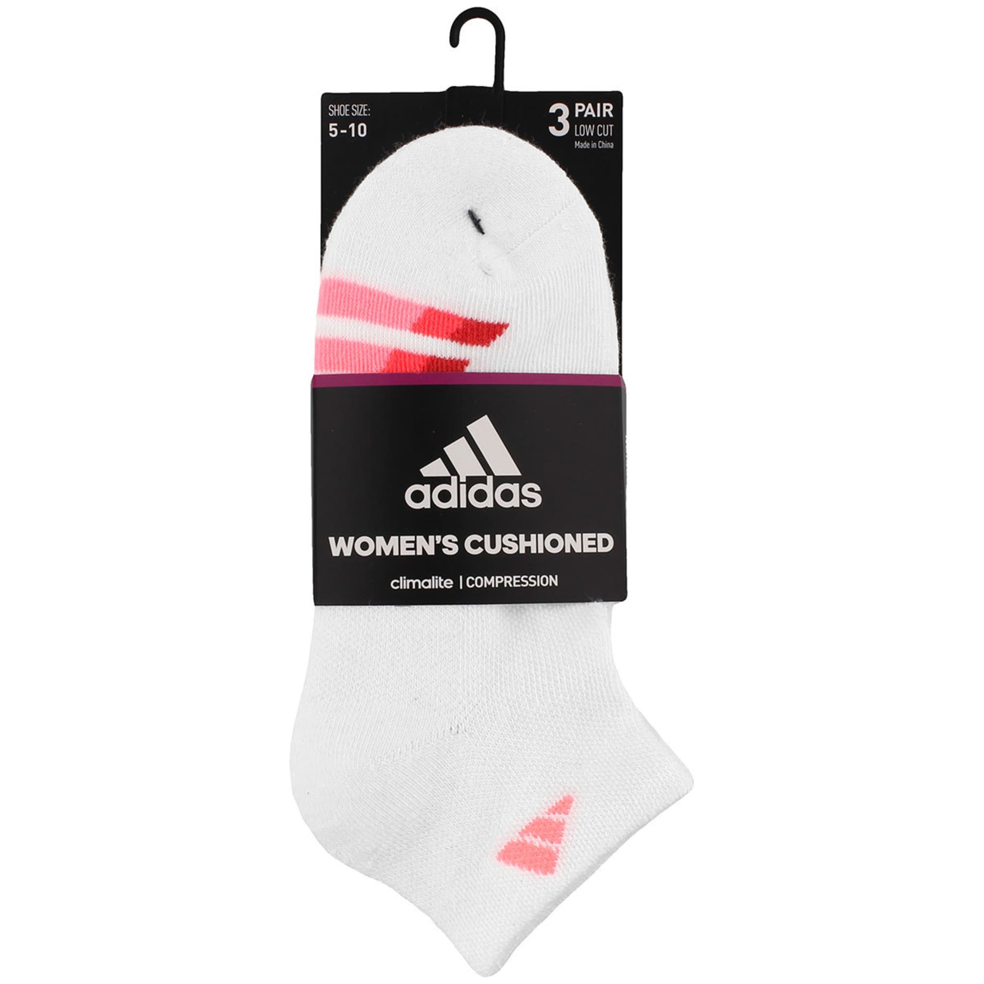 adidas women's cushioned low cut socks