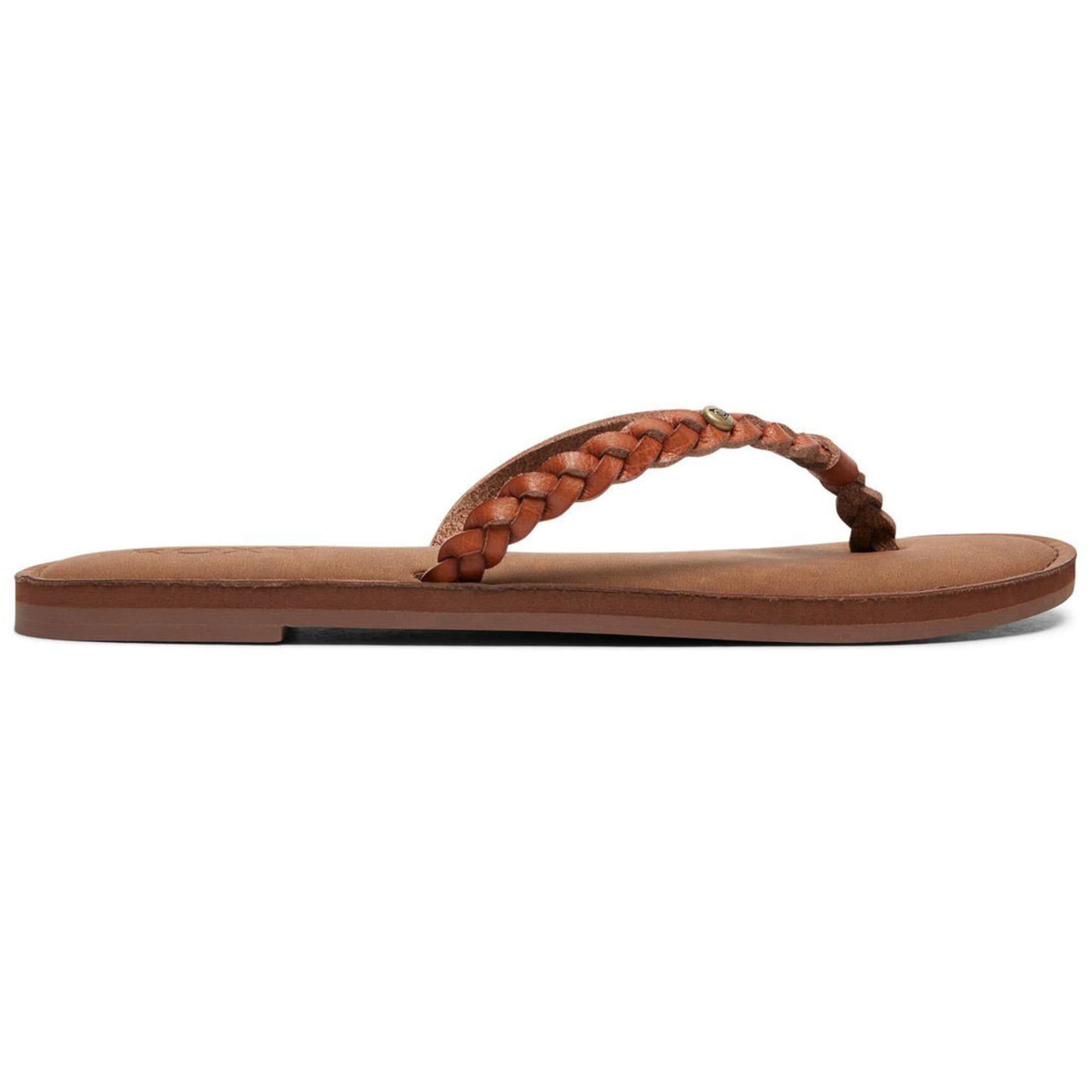 roxy braided flip flops