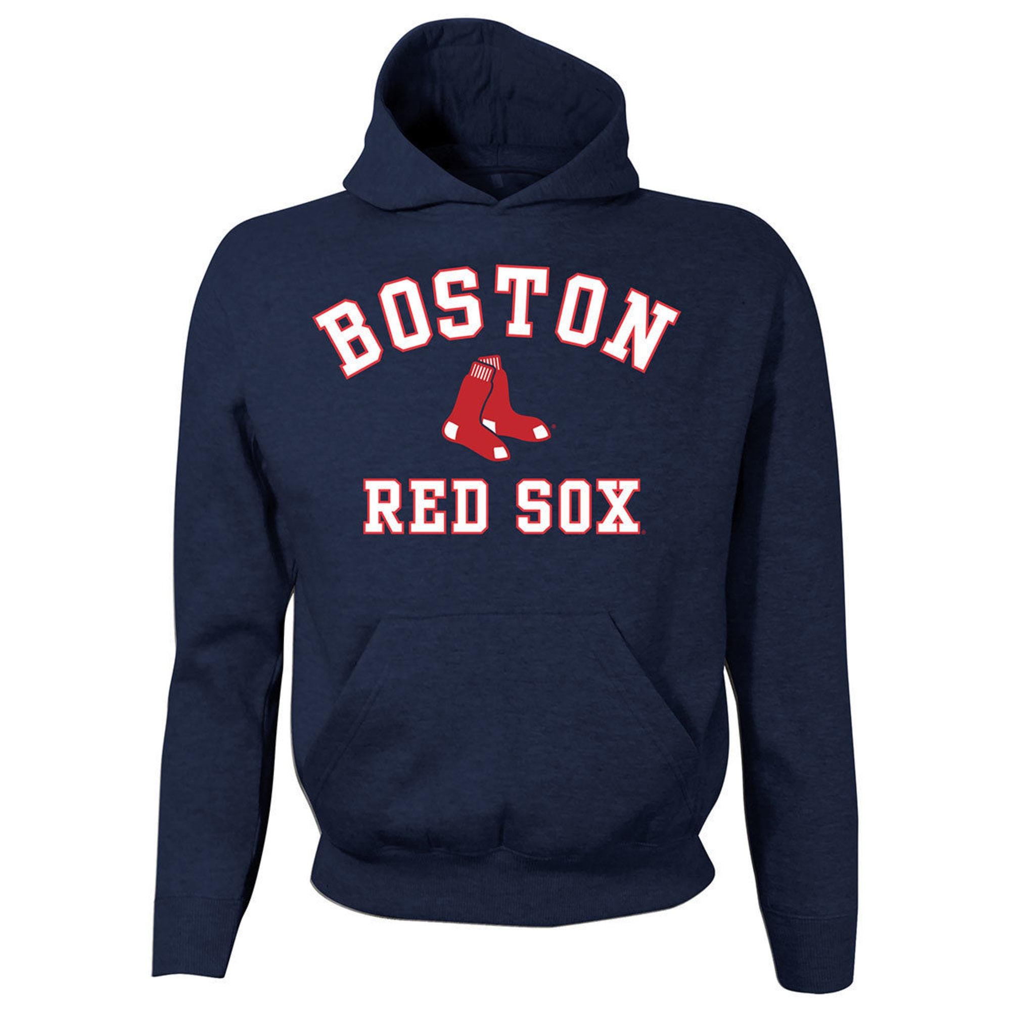 Boston Red Sox Sweater Large Youth Boys Hooded Sweatshirt Hoodie