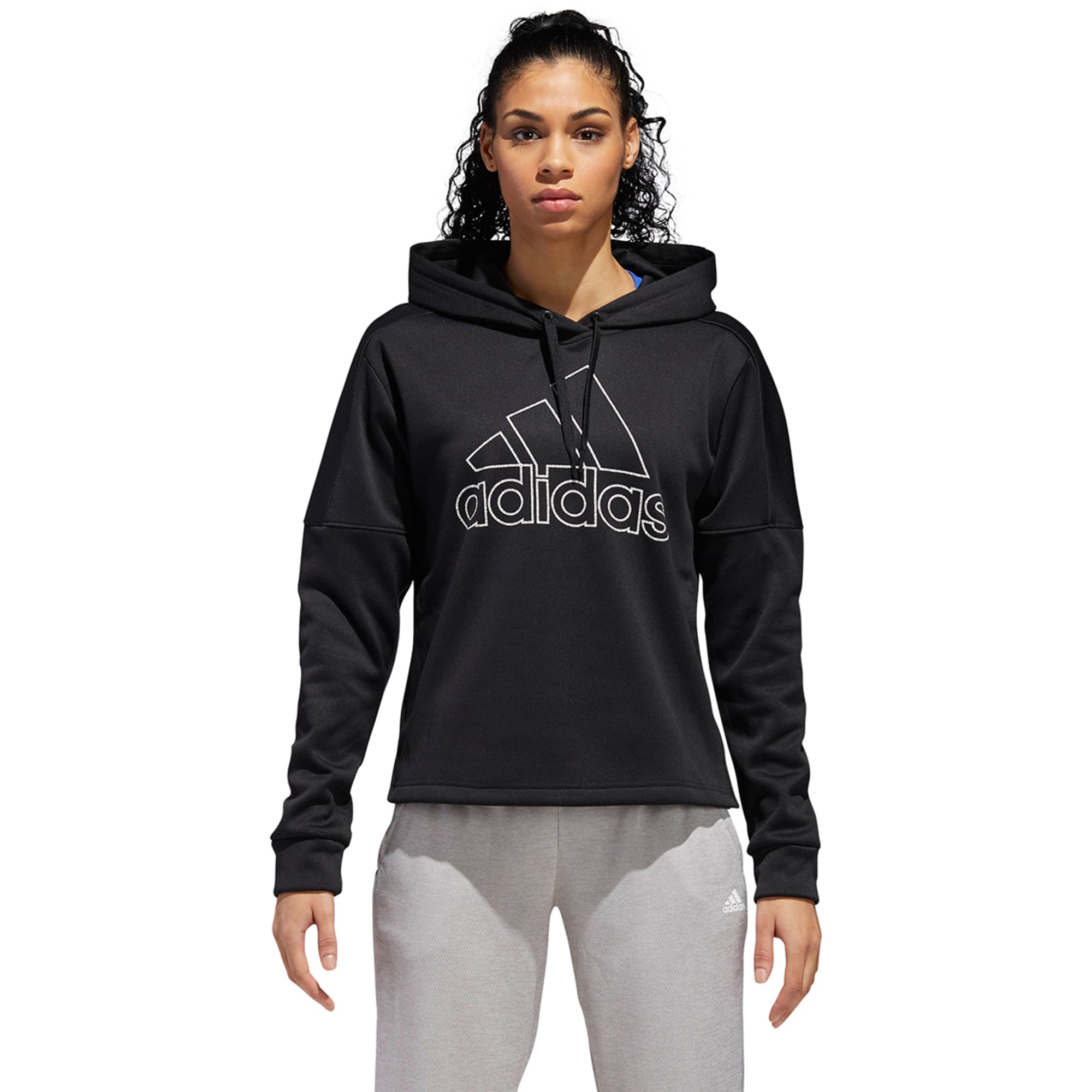 women's adidas team issue badge of sport hoodie