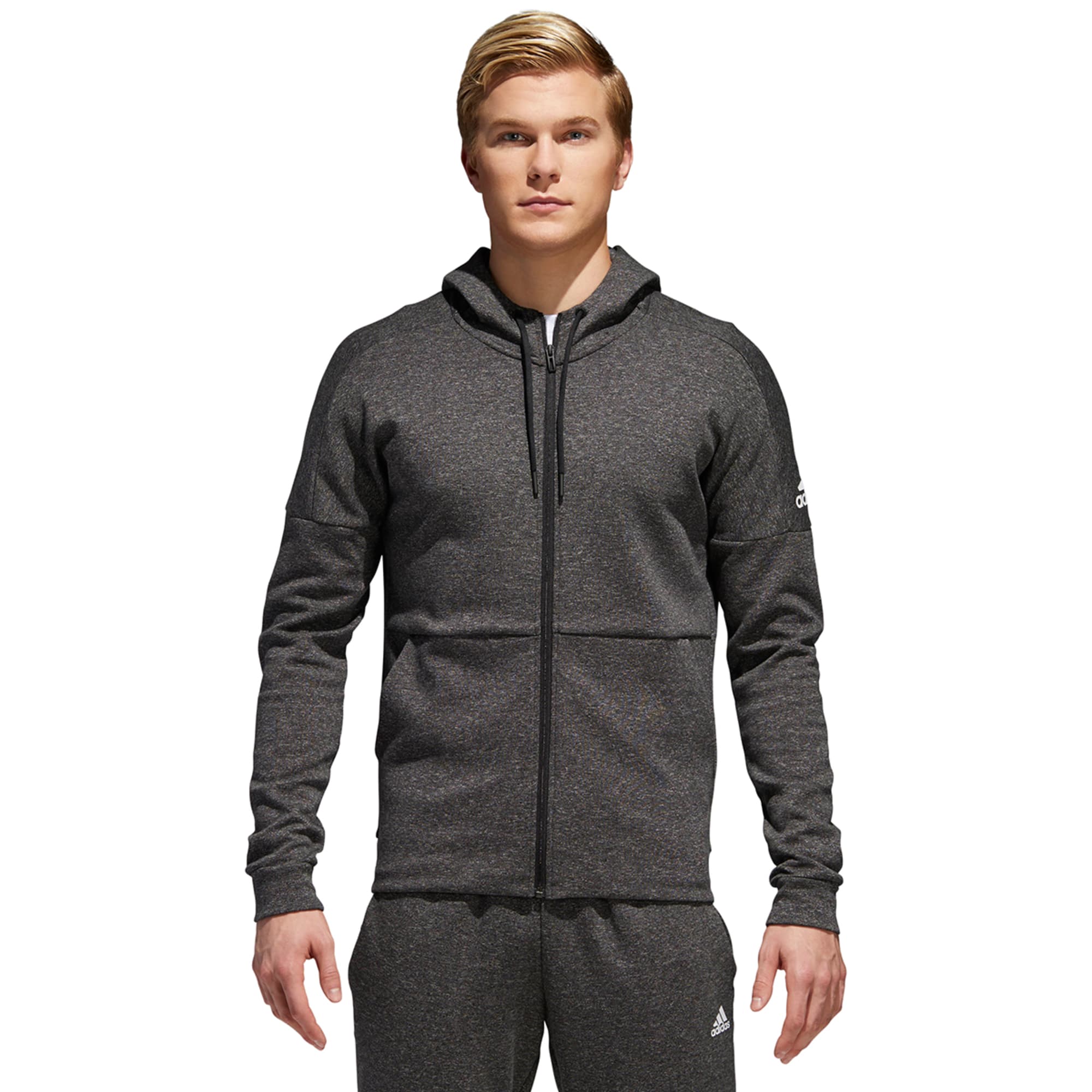 adidas men's id stadium full zip hoodie