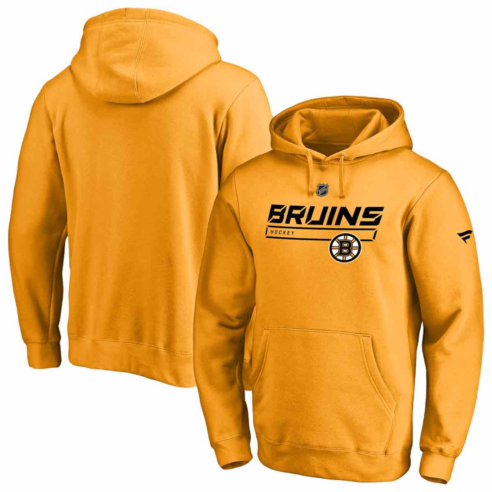 Men's Boston Bruins Ash Heritage Pullover Hoodie