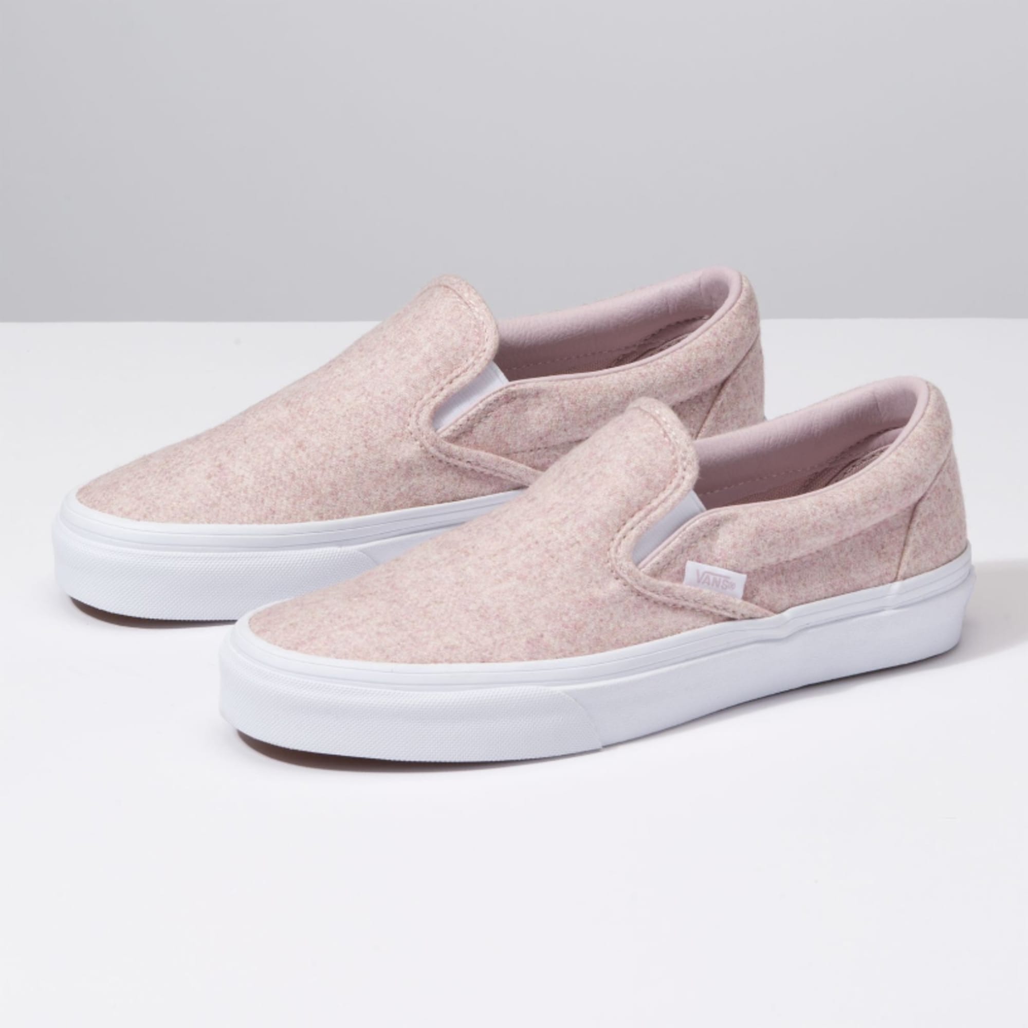 vans violet ice slip on