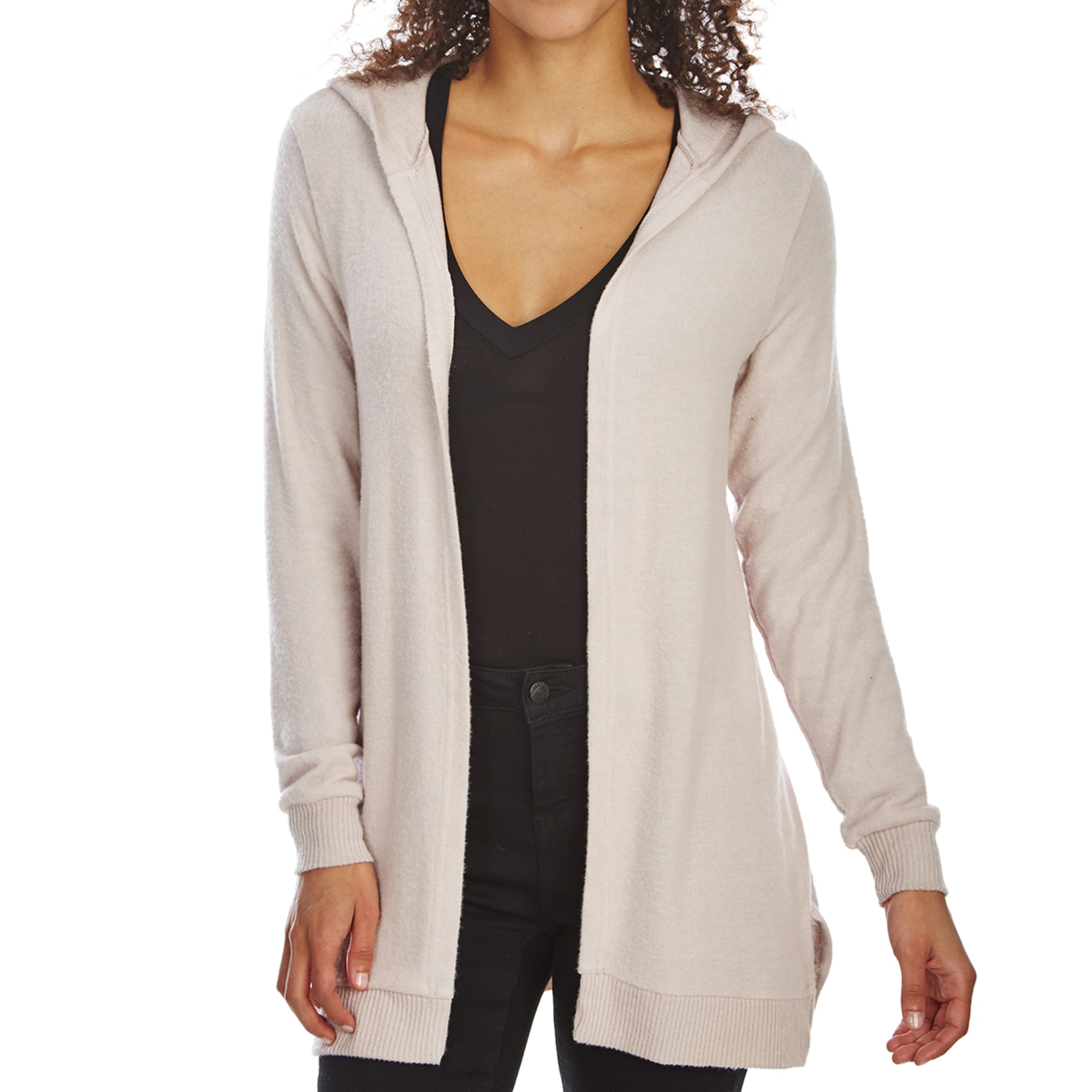 Hooded Open Duster Cardigan With Pockets – chaser