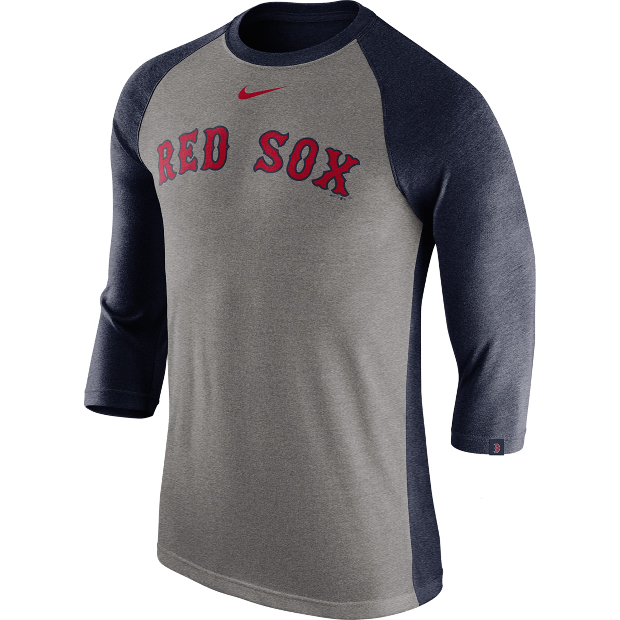 Boston Baseball Shirt - 3/4 Sleeve Raglan