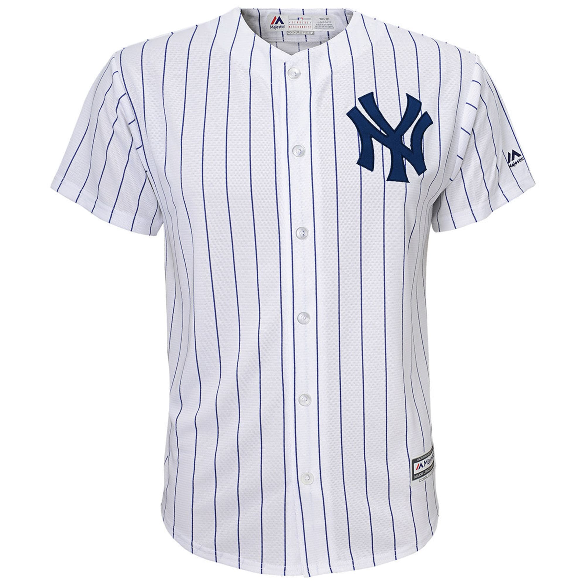 NEW YORK YANKEES Girls' Pinstripe V-Neck Jersey - Bob's Stores