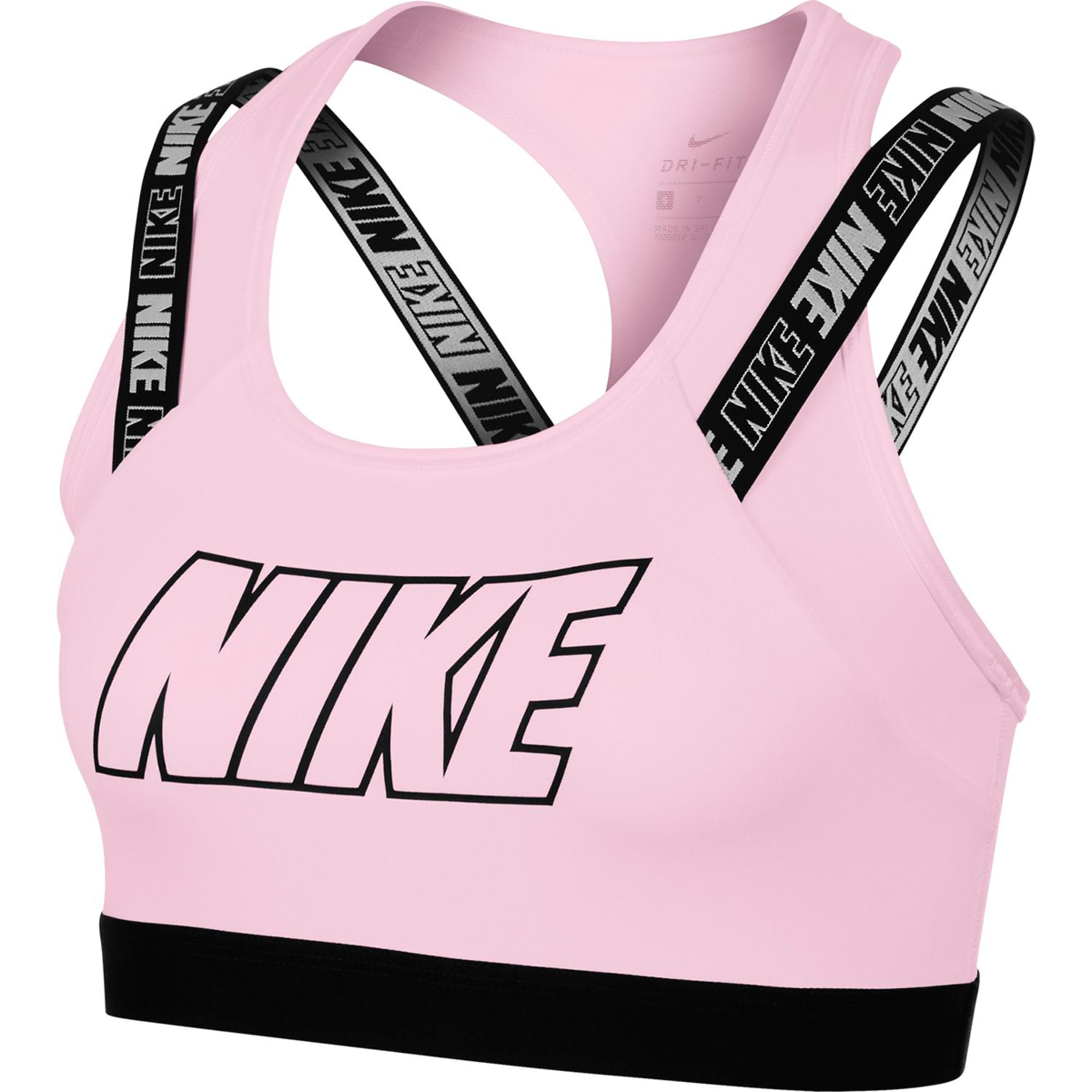Nike Women's Victory Compression Sports Bra Carbon Heather/Black