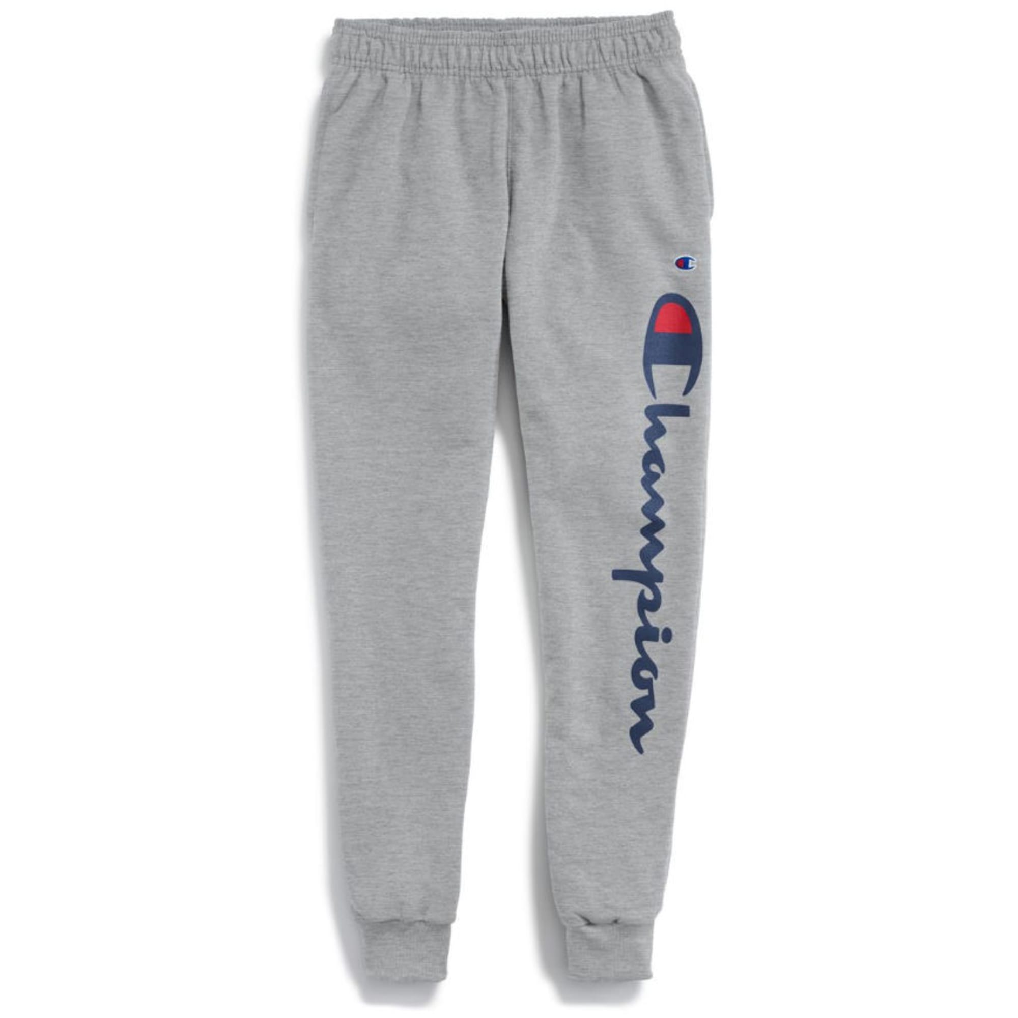 Champion Men's Classic Jersey Graphic Script Logo Jogger Pants, up