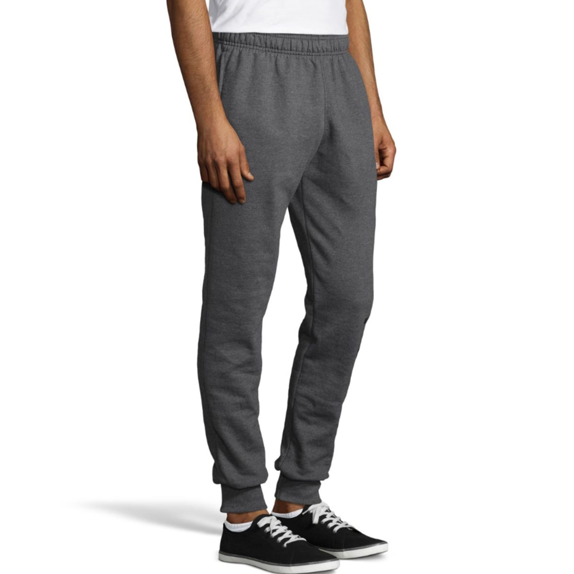 champion men's vertical logo script jersey jogger pants