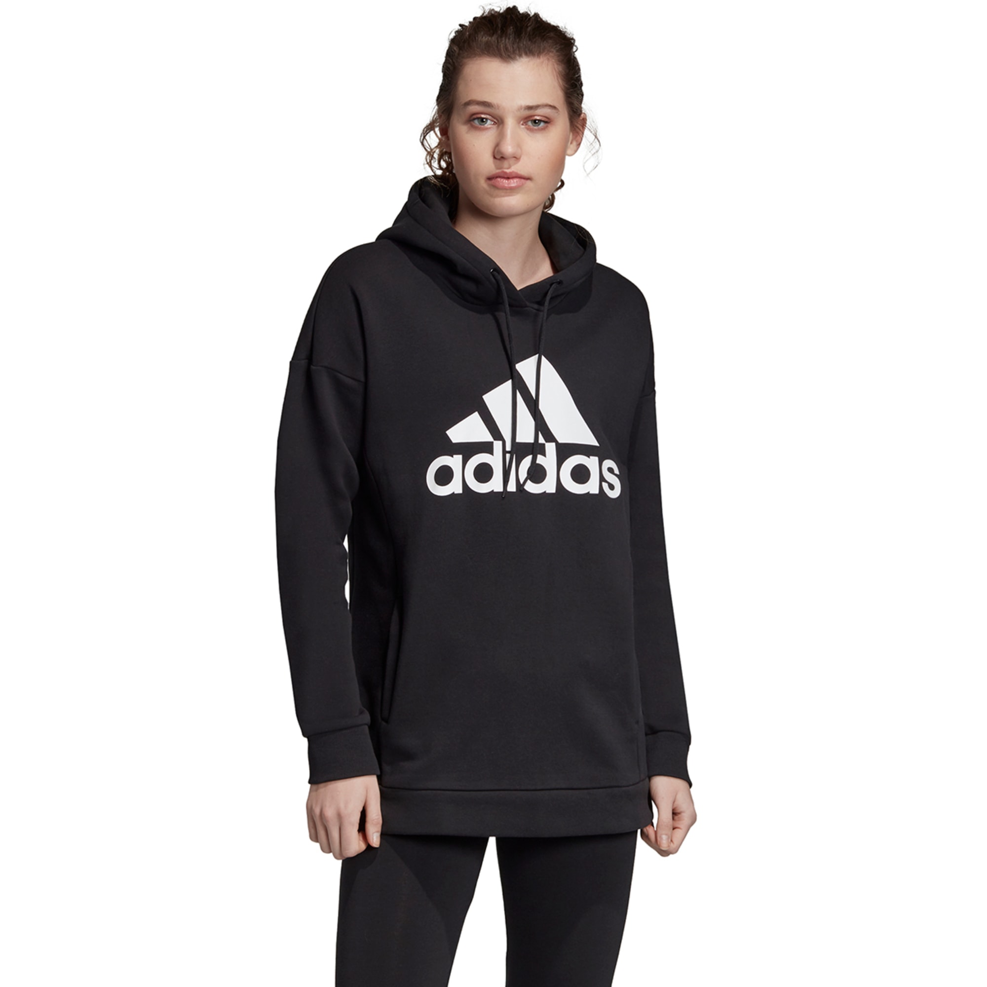 women's adidas badge of sport oversized sweatshirt