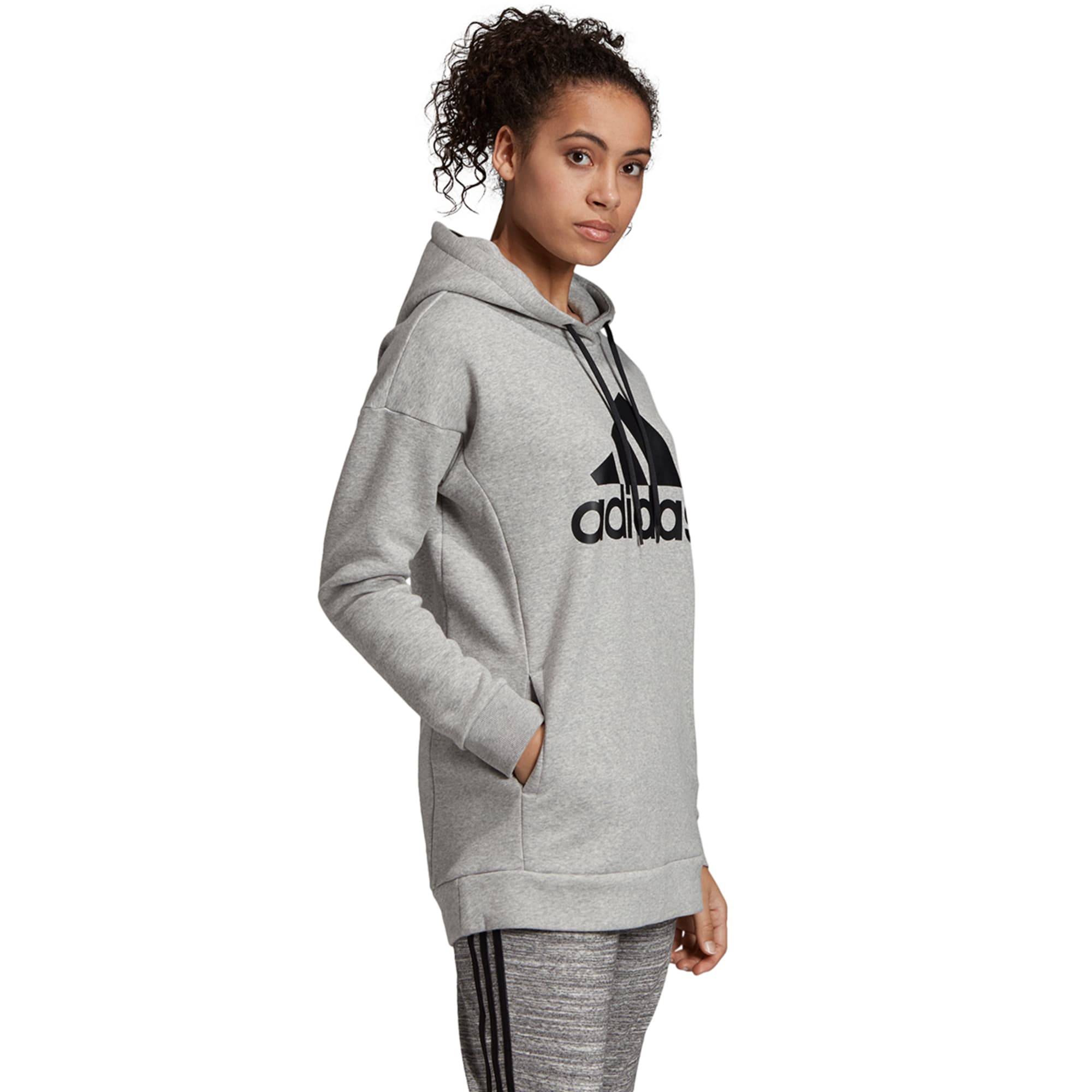 women's adidas badge of sport oversized sweatshirt