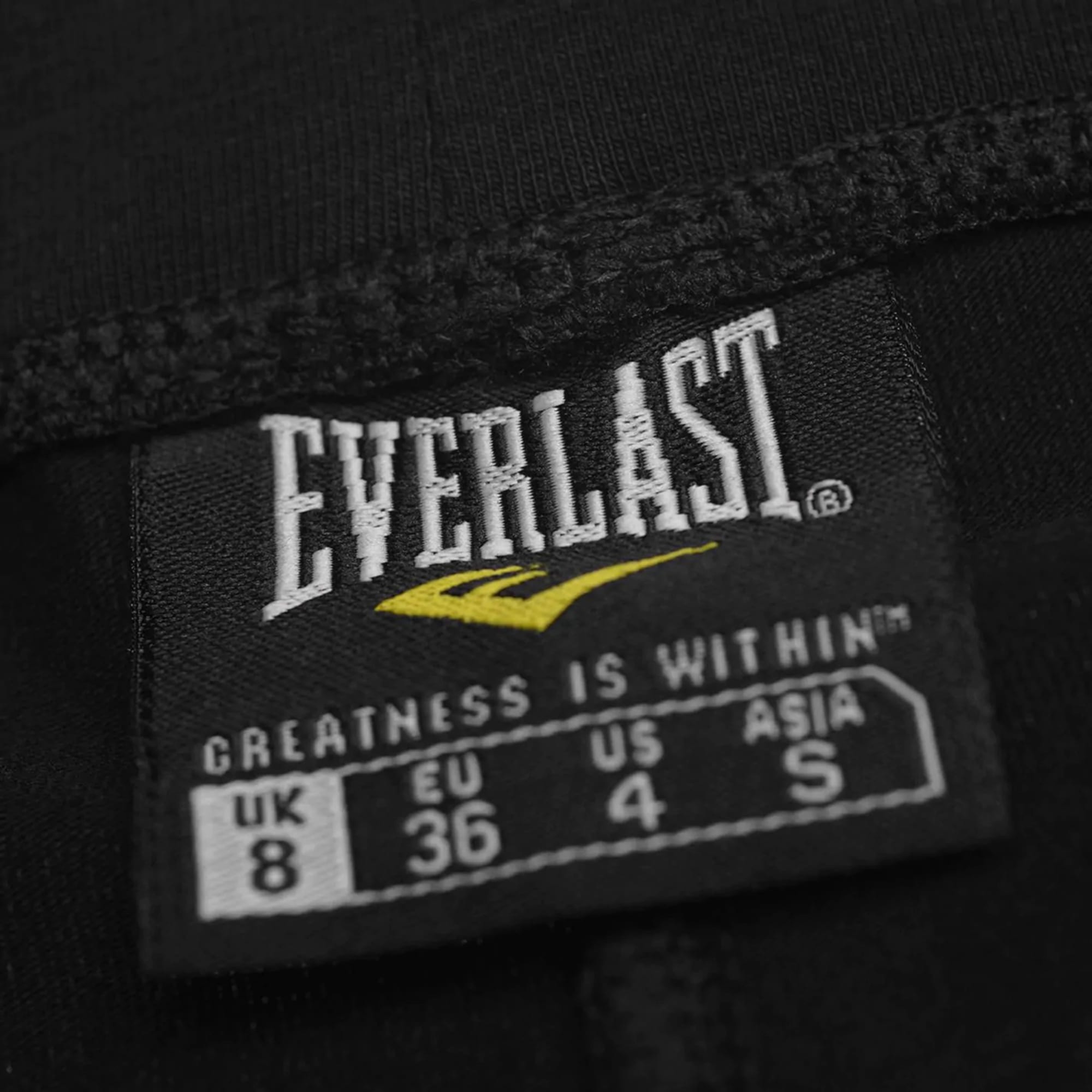 EVERLAST Woman's Orange/Black Stretch cotton leggings with Everlast print