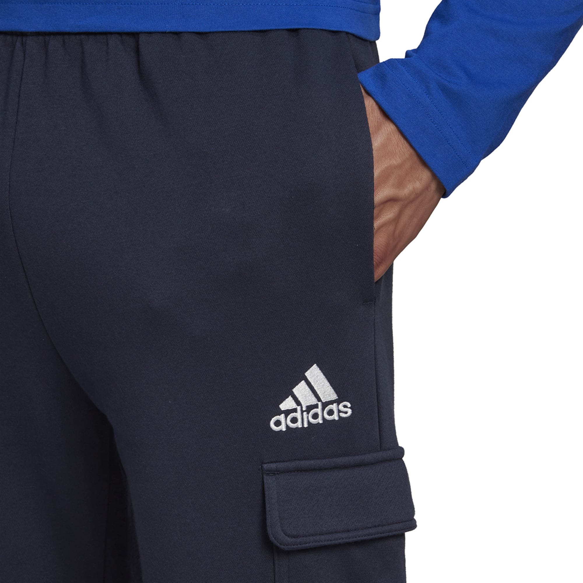 adidas Men's Essentials Fleece Tapered Pants Black – CheapUndies