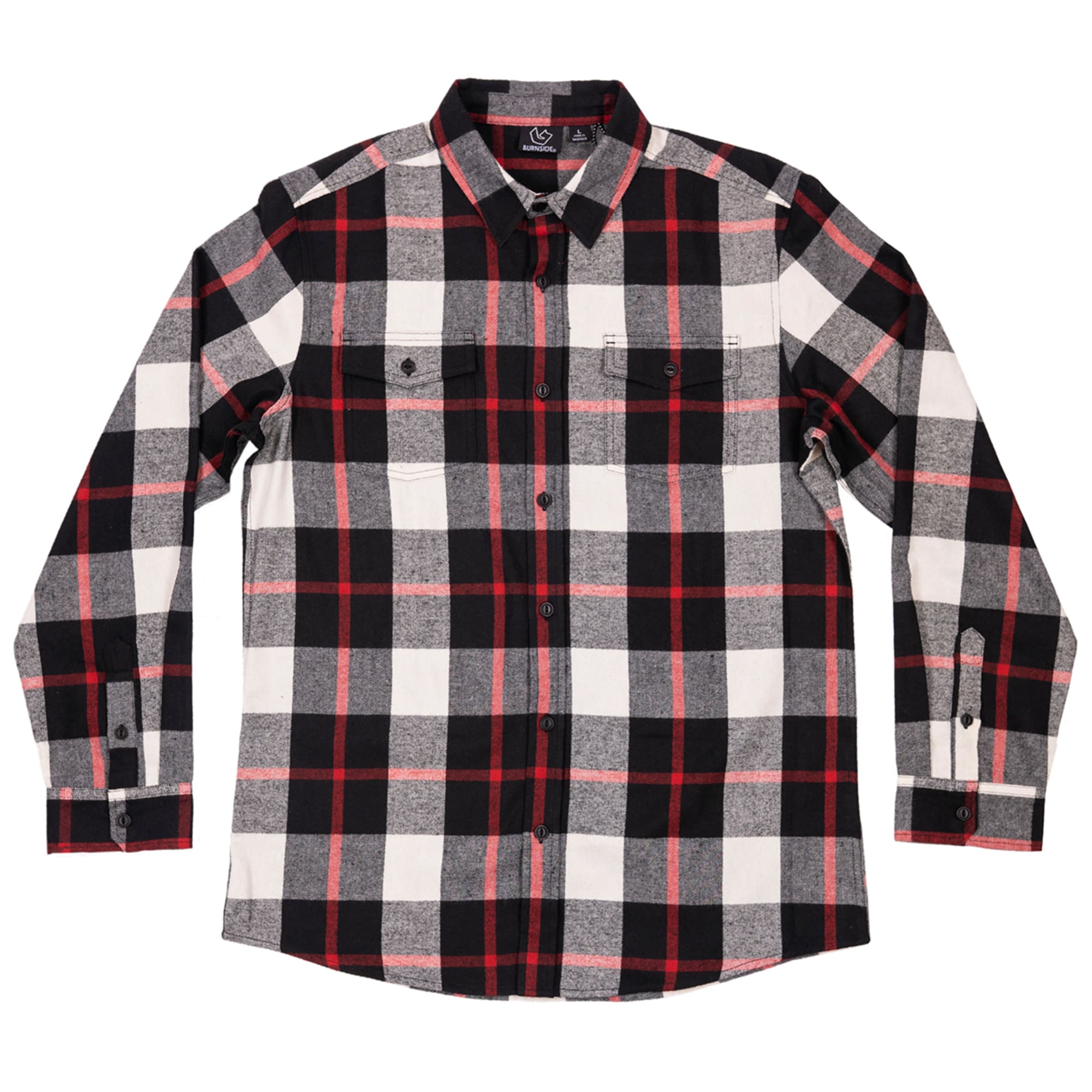 Burnside Men's Plaid Flannel Shirt