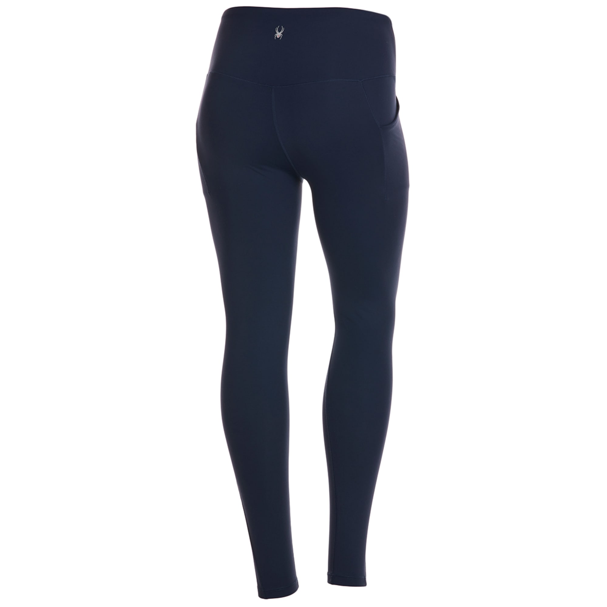 Buy Women's Super Combed Cotton Elastane Stretch Leggings with Coin Pocket  and Contrast Side Piping - Navy Blazer AW73
