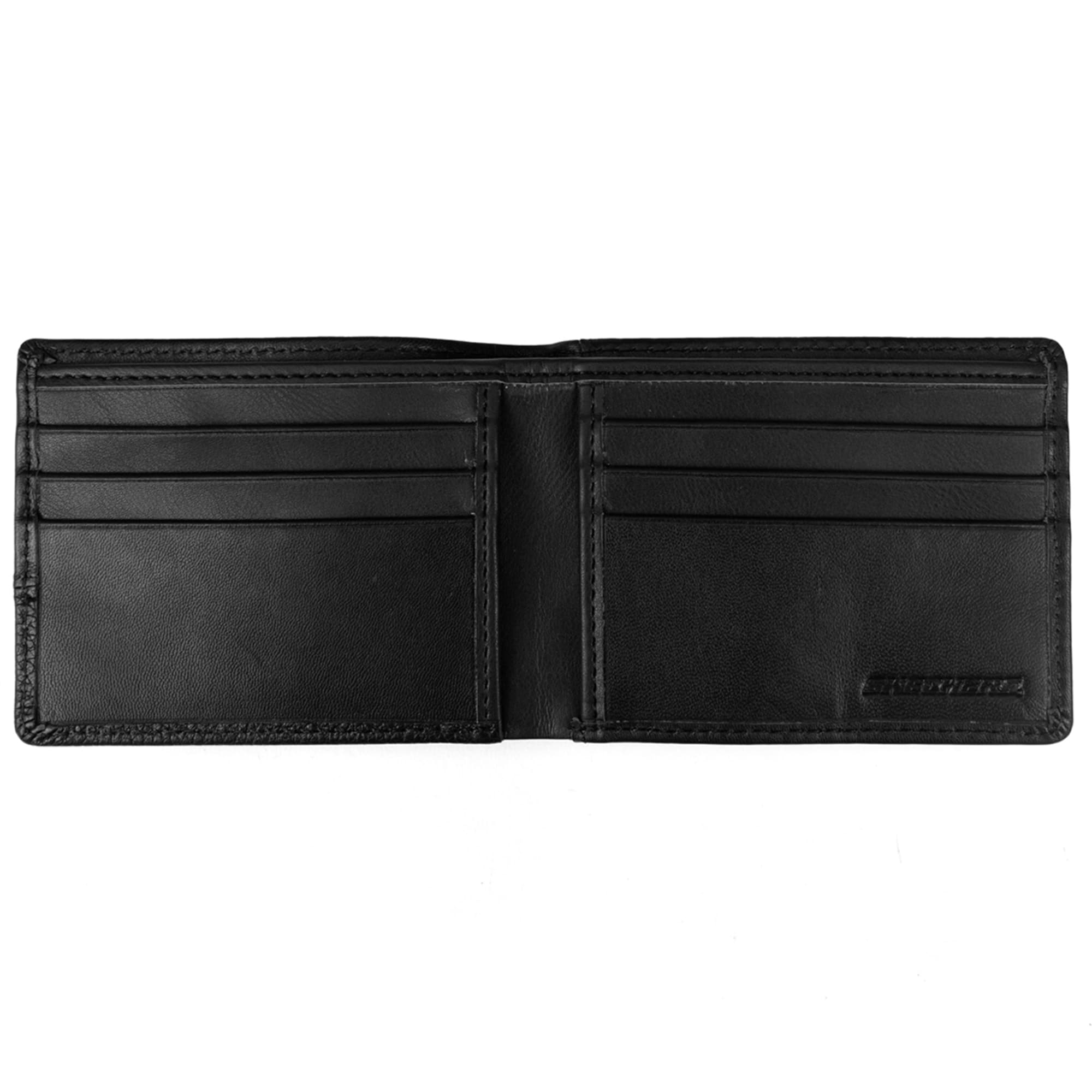 Calvin Klein Men's Pebble Leather Slim Bifold Wallet - Grey