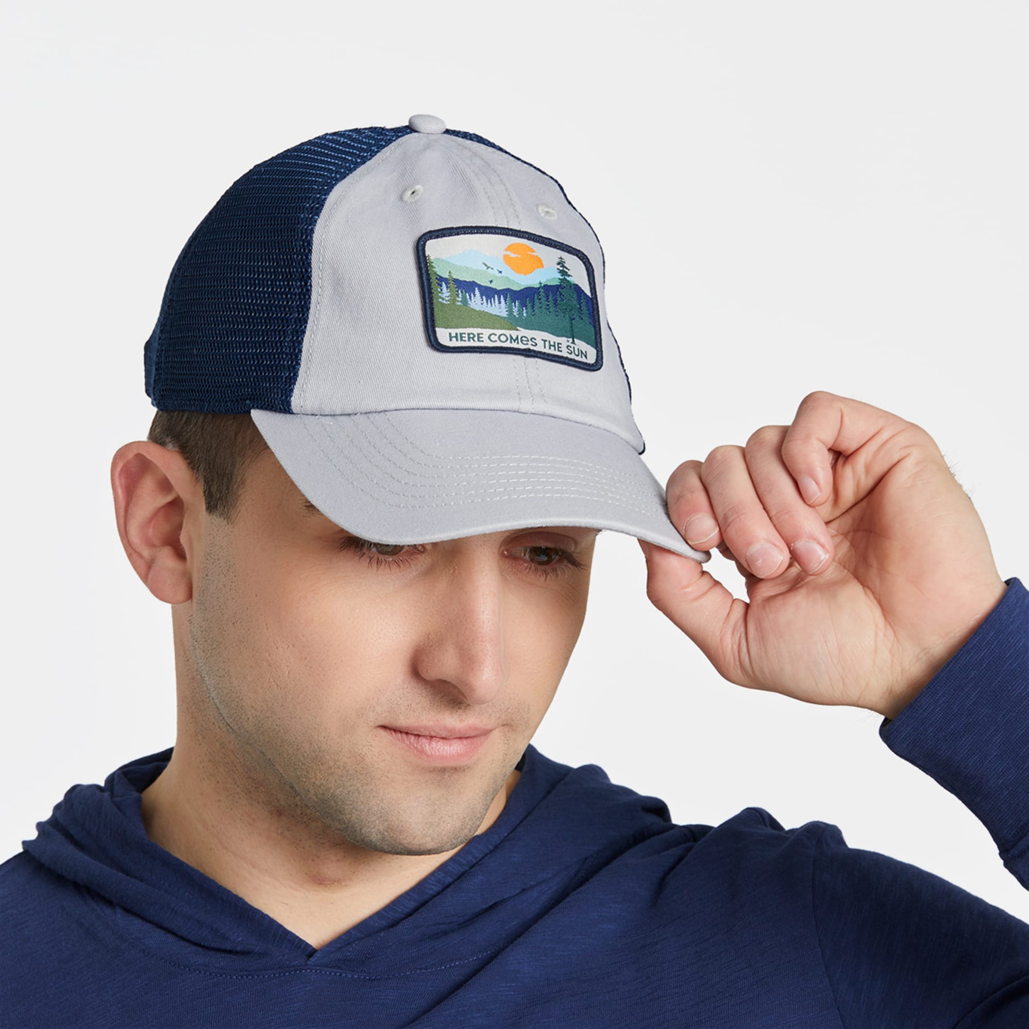LIFE IS GOOD Men's Here Comes the Sun Soft Mesh-Back Cap - Bob's Stores