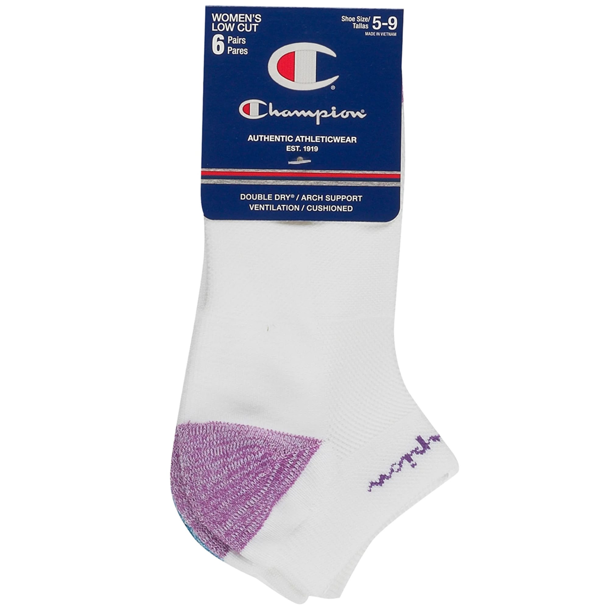 CHAMPION Women's Low-Cut Socks, 6 Pack - Bob's Stores