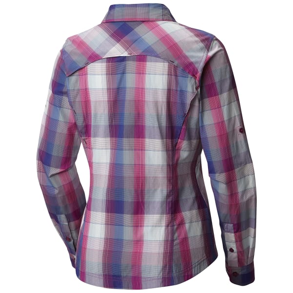 COLUMBIA Women's Silver Ridge Plaid Long-Sleeve Shirt