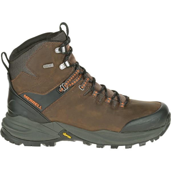 MERRELL Men's Phaserbound Waterproof Backpacking Boot, Clay